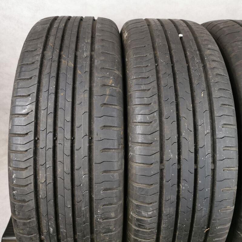 4 x 215/60R17 96H Sommerreifen Continental Eco Contact 5 2x 6,5-7mm und 2x 6-6,5mm 2014