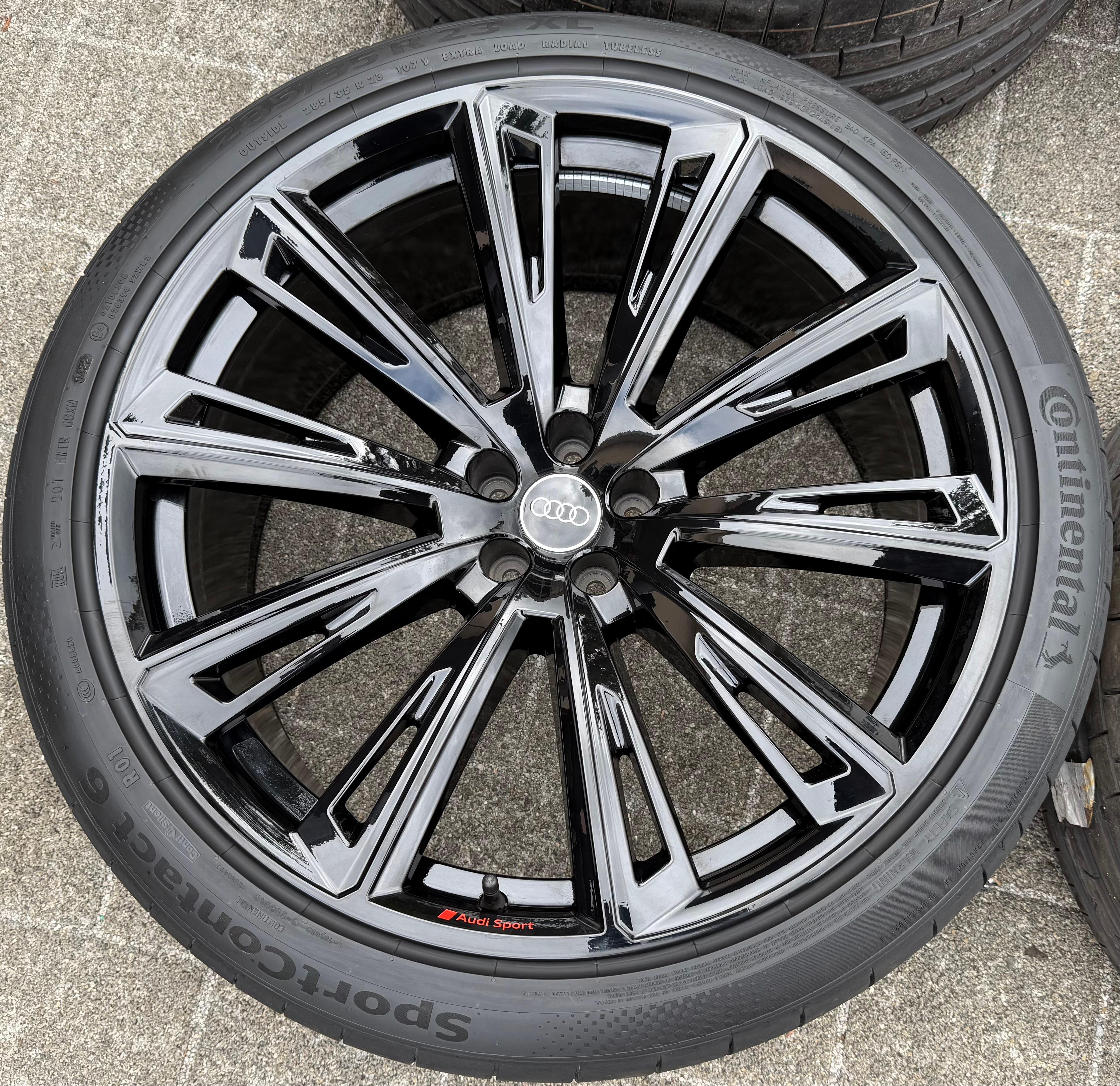 4 Original 23" Alu Sommerräder Audi Q8 SQ8 4M 285/35R23 107Y 4M8601025R Continental