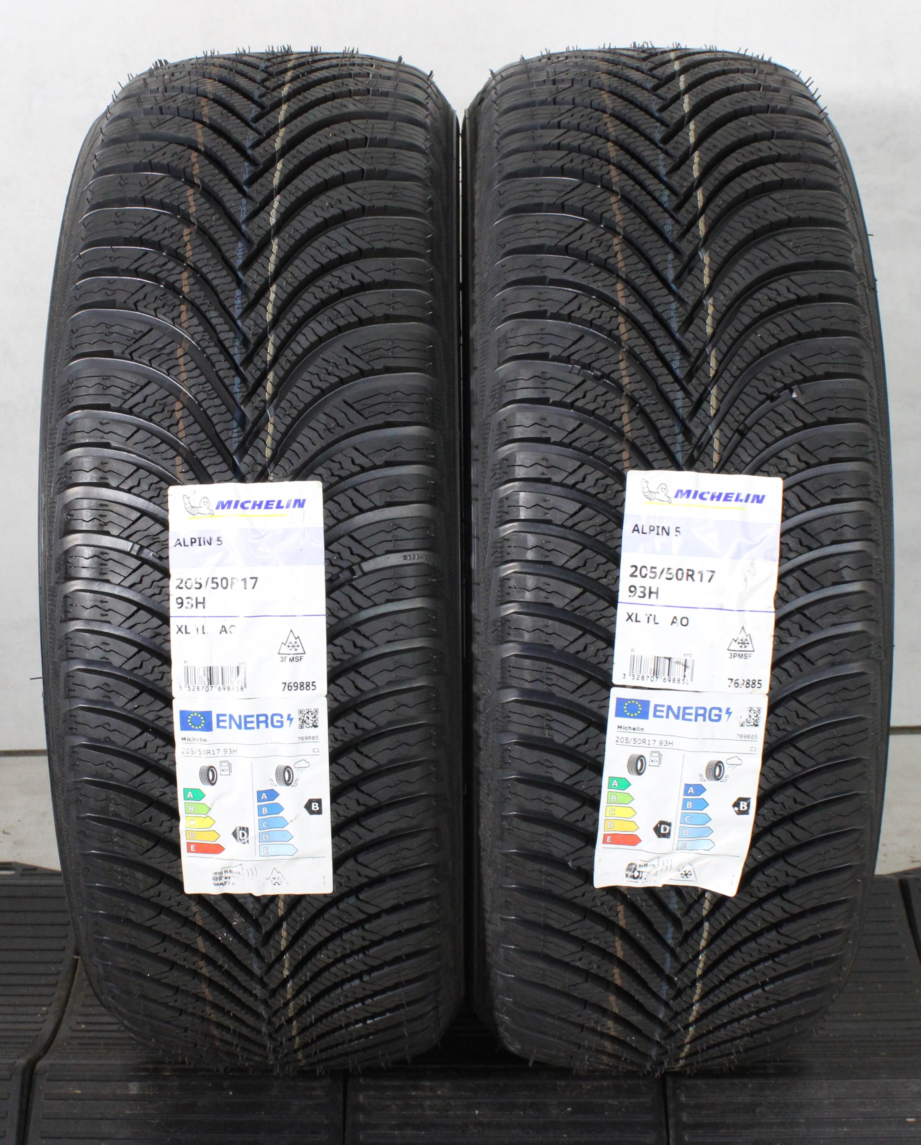2 x 205/50R17 93H Winterreifen Michelin Alpin 5 AO 2020 XL