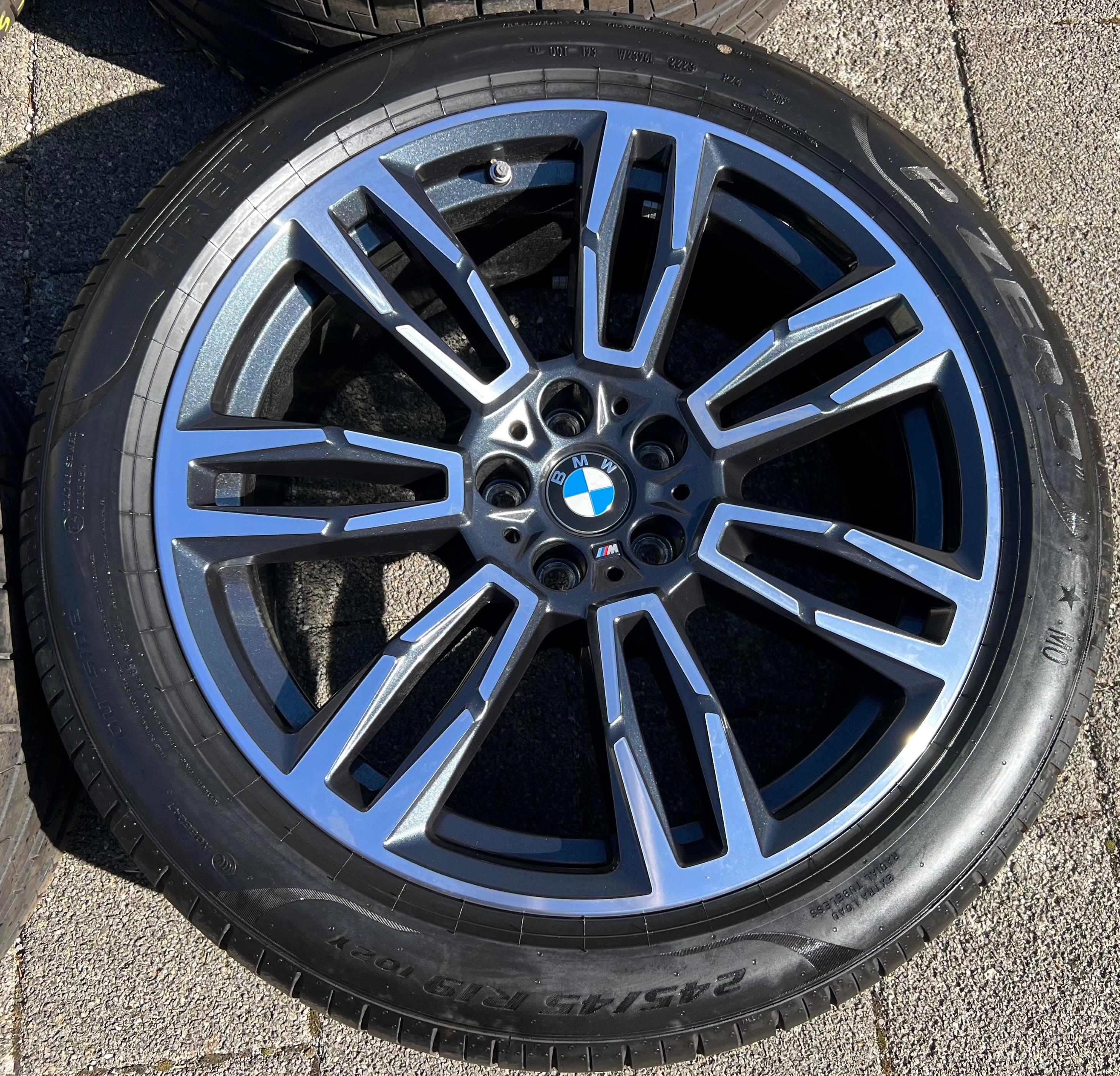 4 ORIGINAL 19" ALU SOMMERRÄDER BMW 5ER REIHE i5 G60 G61 STYLIN M935 PIRELLI 2023 FREIHAUS