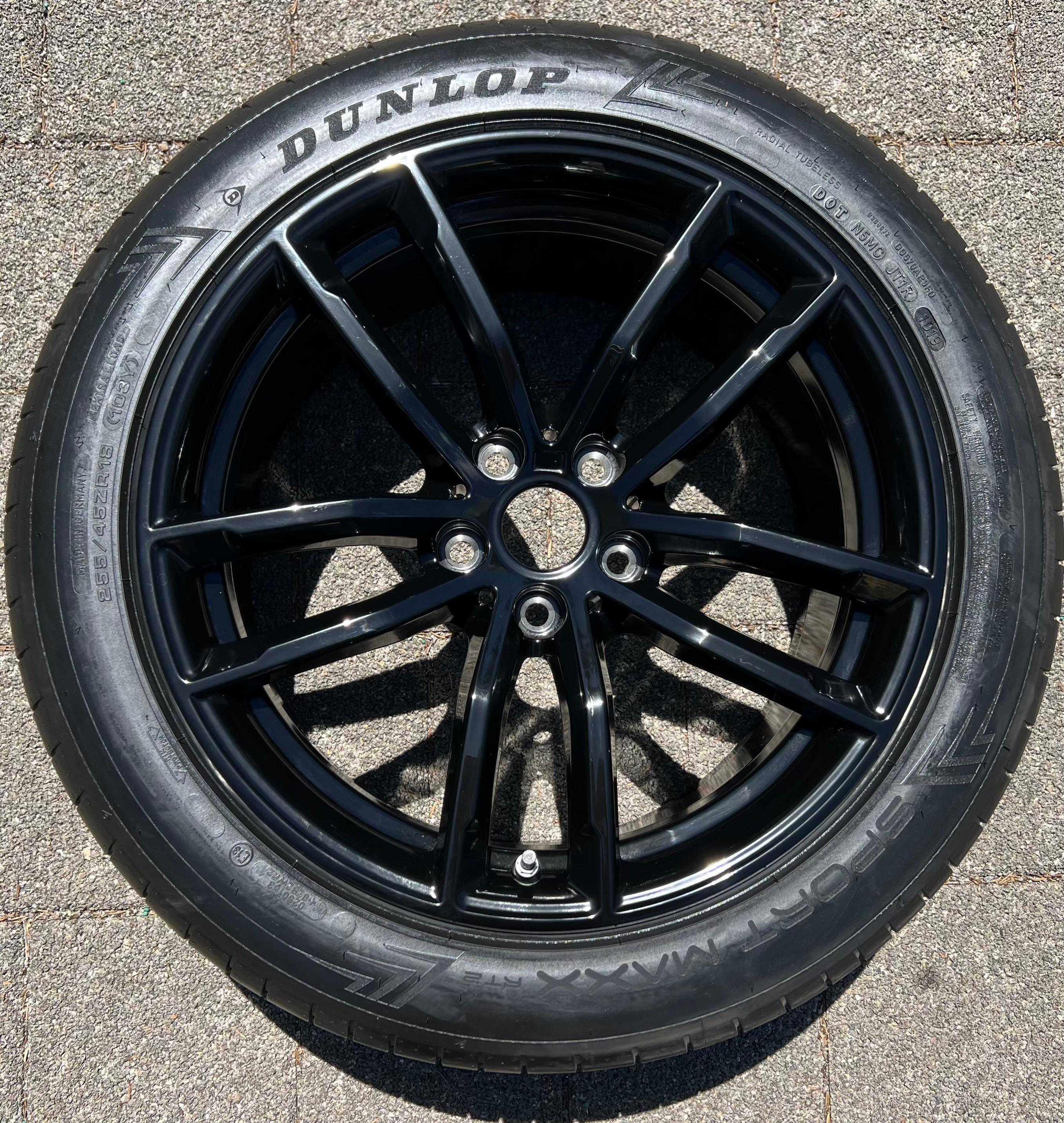 1 X ORIGINELE 18" ALUMINIUM VELG BMW 5-SERIE G30 G31 8098916 9x18 ET44 TPMS GRATIS VERZENDING