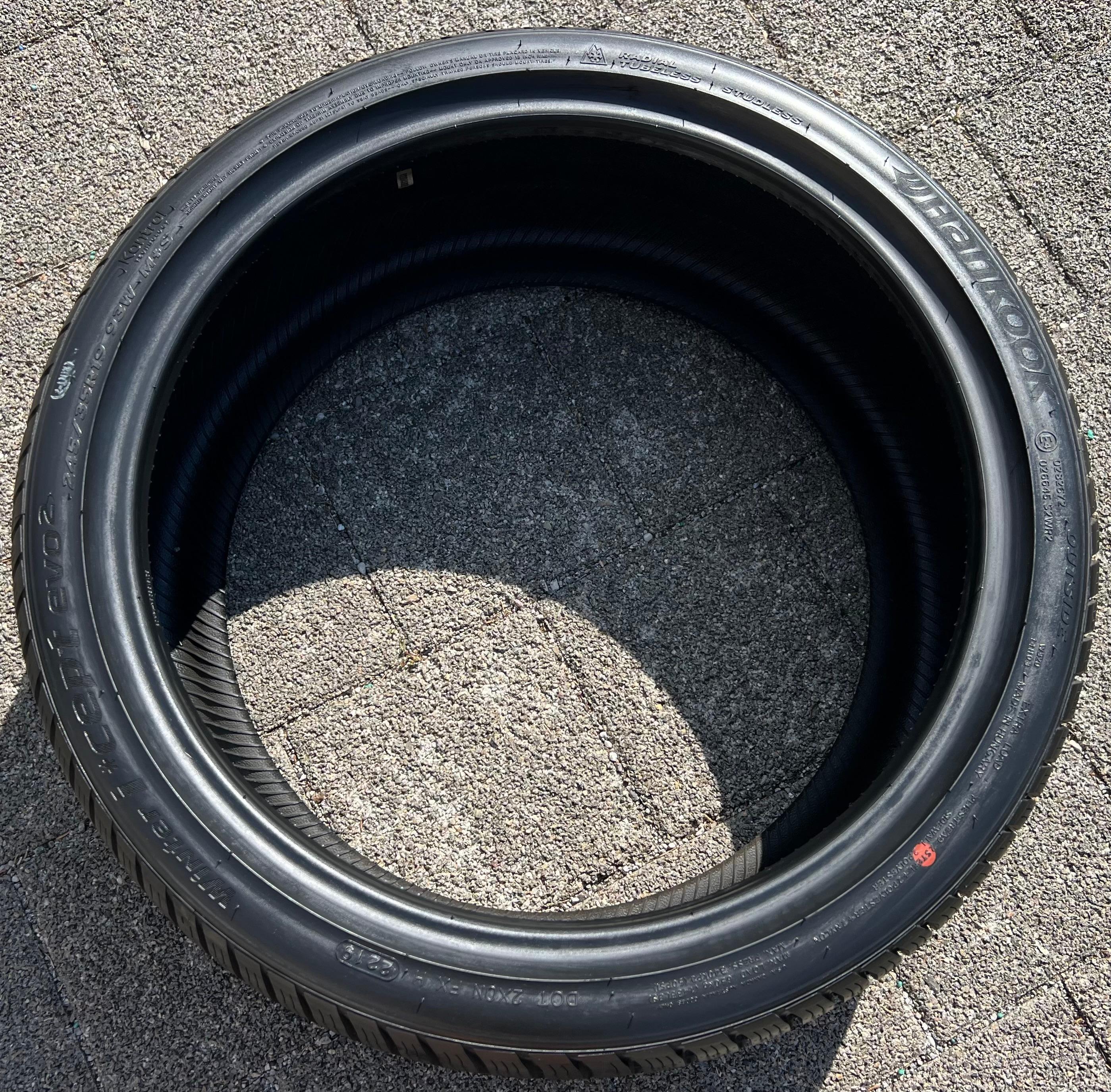 4 x 245/35R19 93W Winterreifen Hankook Winter I*Cept Evo 2 NEU 2019
