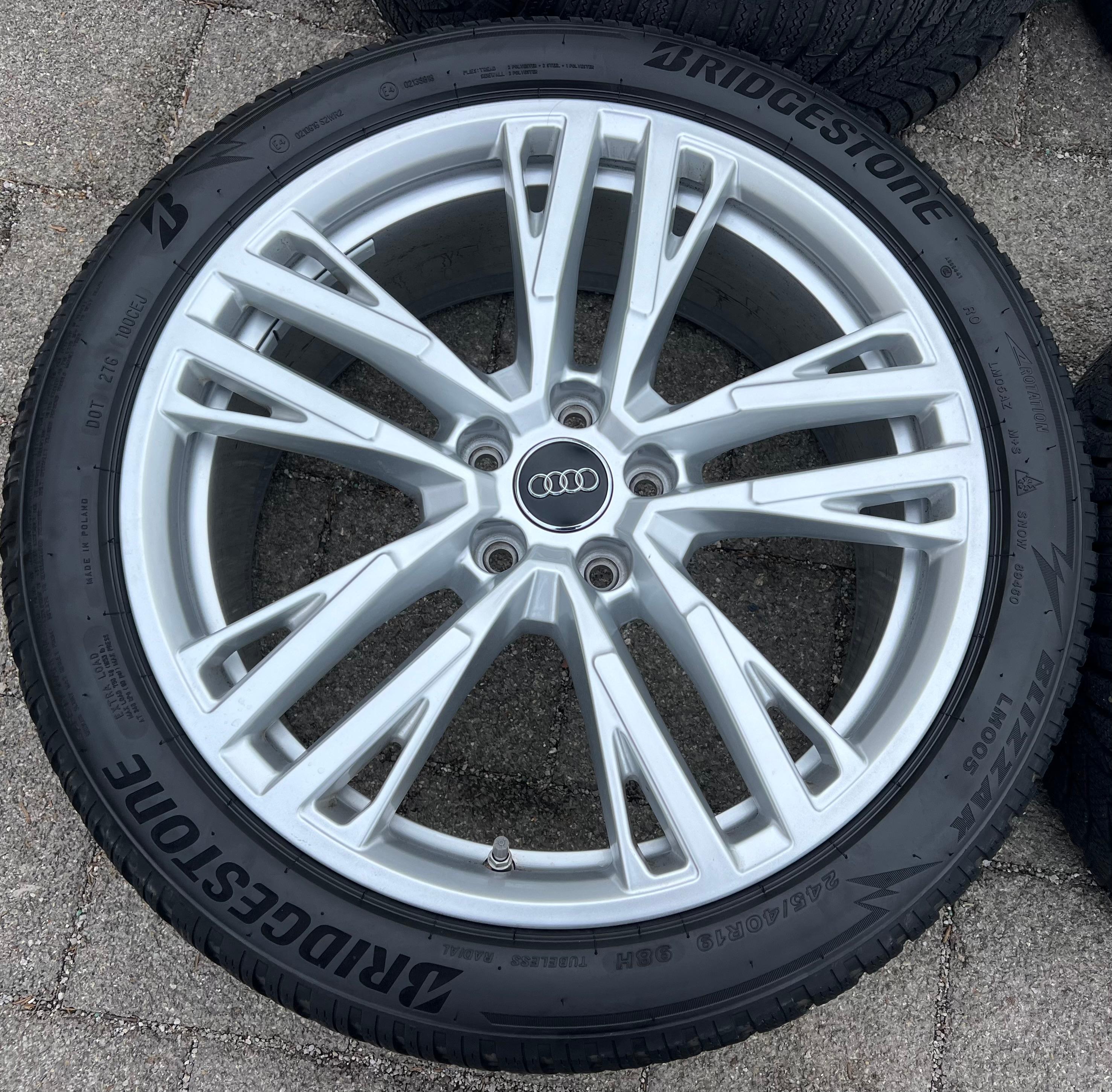 4 ORIGINAL 19" ALU WINTERRÄDER AUDI A5 S5 FU2 B10 8B3601025AS 245/40R19 98H 2024