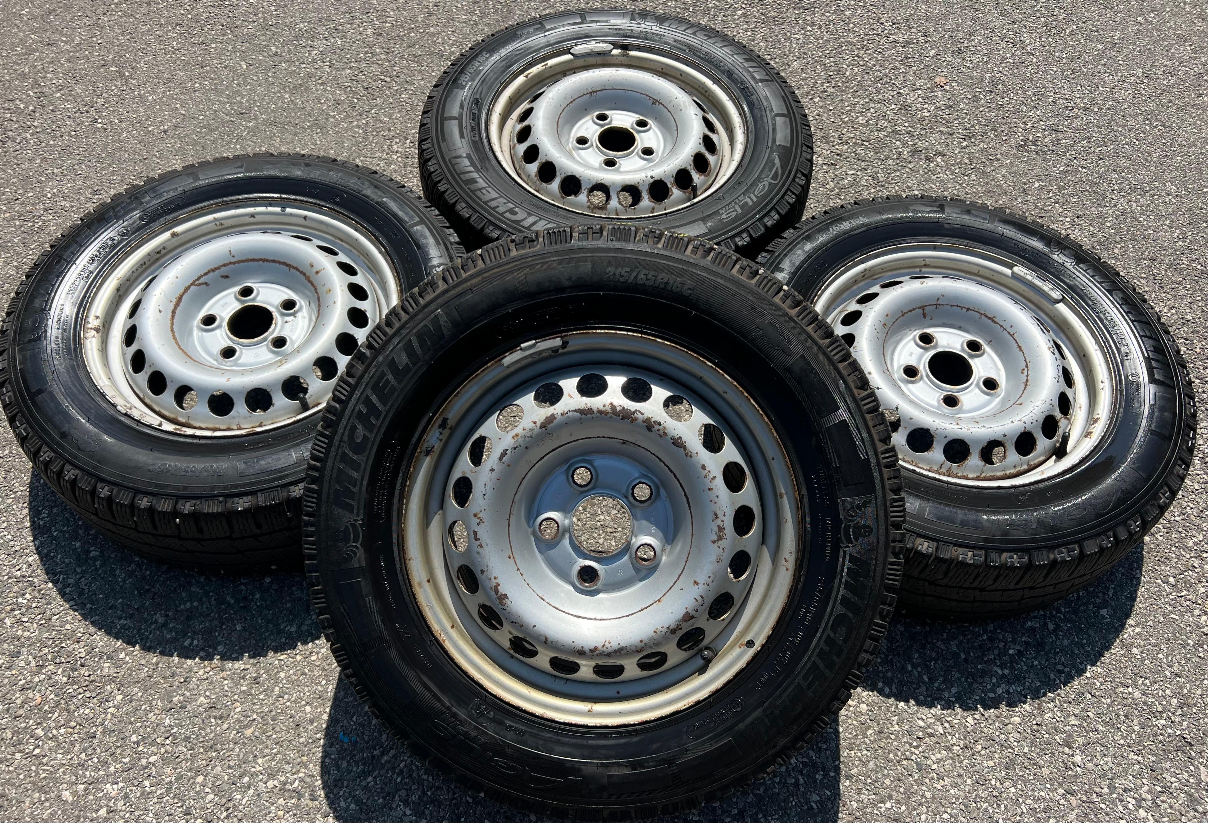 4 ruedas de invierno VW BUS T5 T6 215/65R16C 109/107T MICHELIN 6,5x16 ET51 • ENVÍO GRATUITO