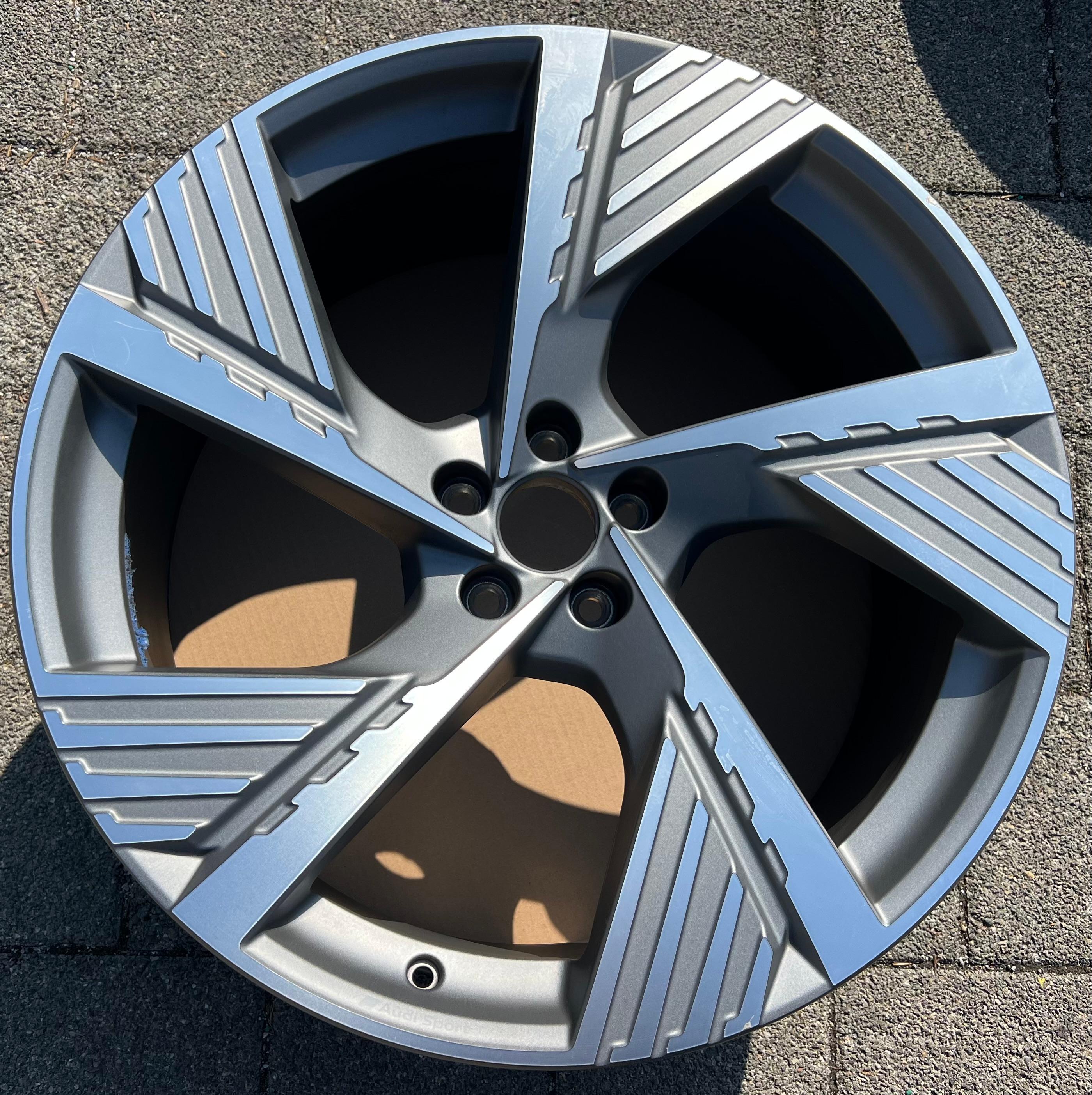 1 X ORIGINAL 22" ALUFELGE FELGE AUDI E-TRON Q8 4KE 9,5x22 ET36 4KE601025B