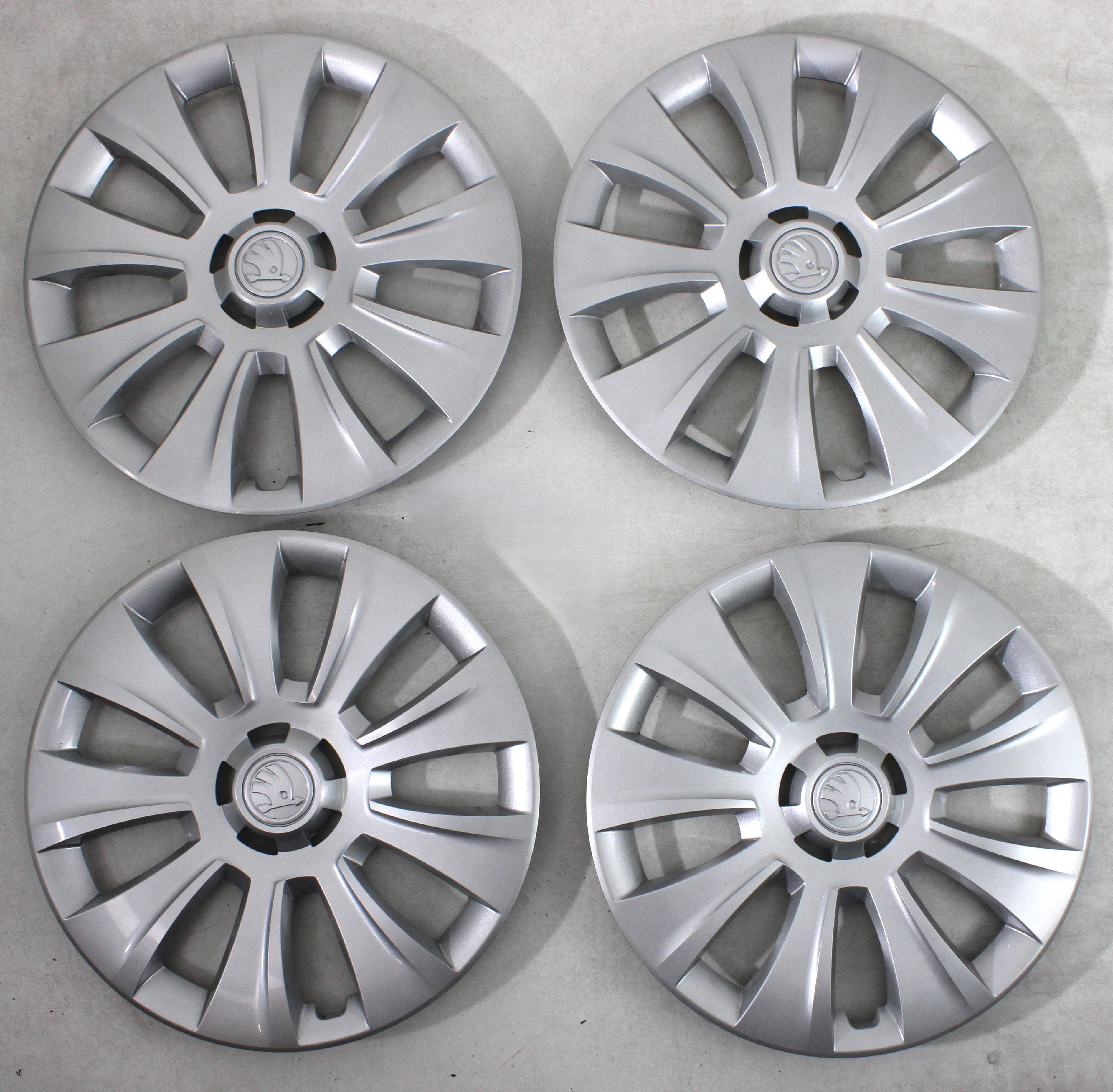 4 X ORIGINAL 16" RADKAPPEN SKODA KODIAQ OCTAVIA KODIAQ YETI SUPERB 57A601147