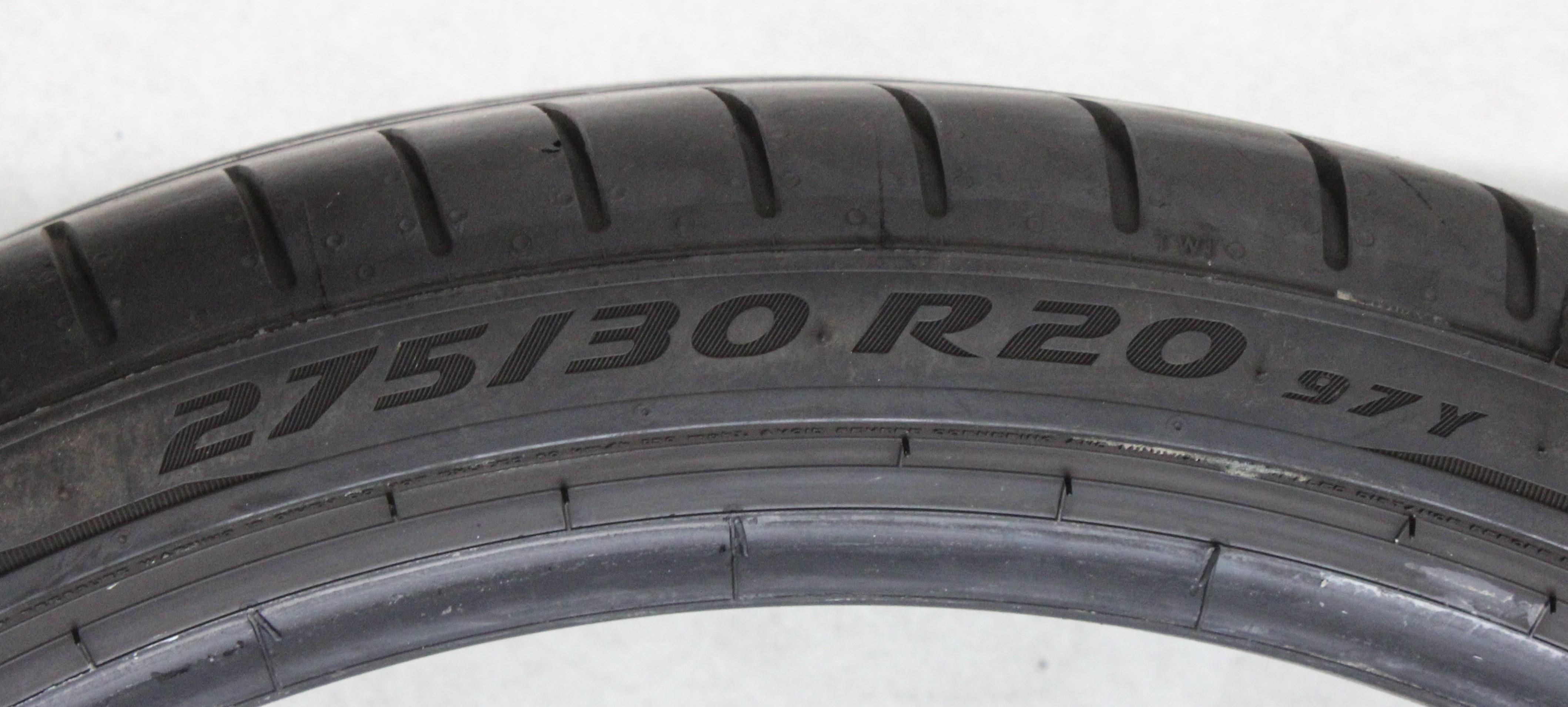 1 x 275/30R20 97Y Sommerreifen Pirelli Pzero PZ4 MO* Runflat 4,5-5mm 2023