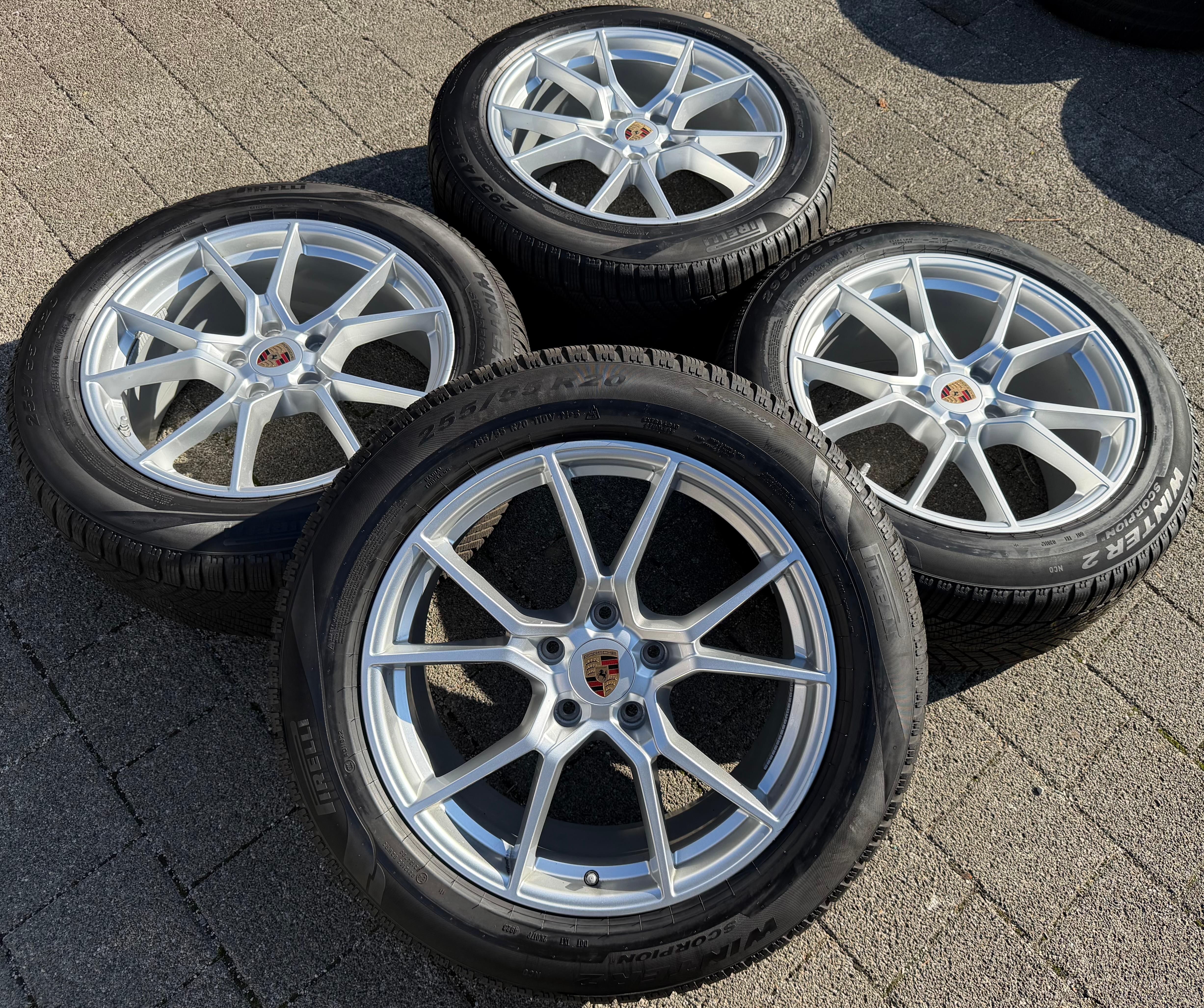 4 Original 20" Alu Winterräder Porsche Cayenne II E3 9YA 9Y0601025CB 9Y0601025CC
