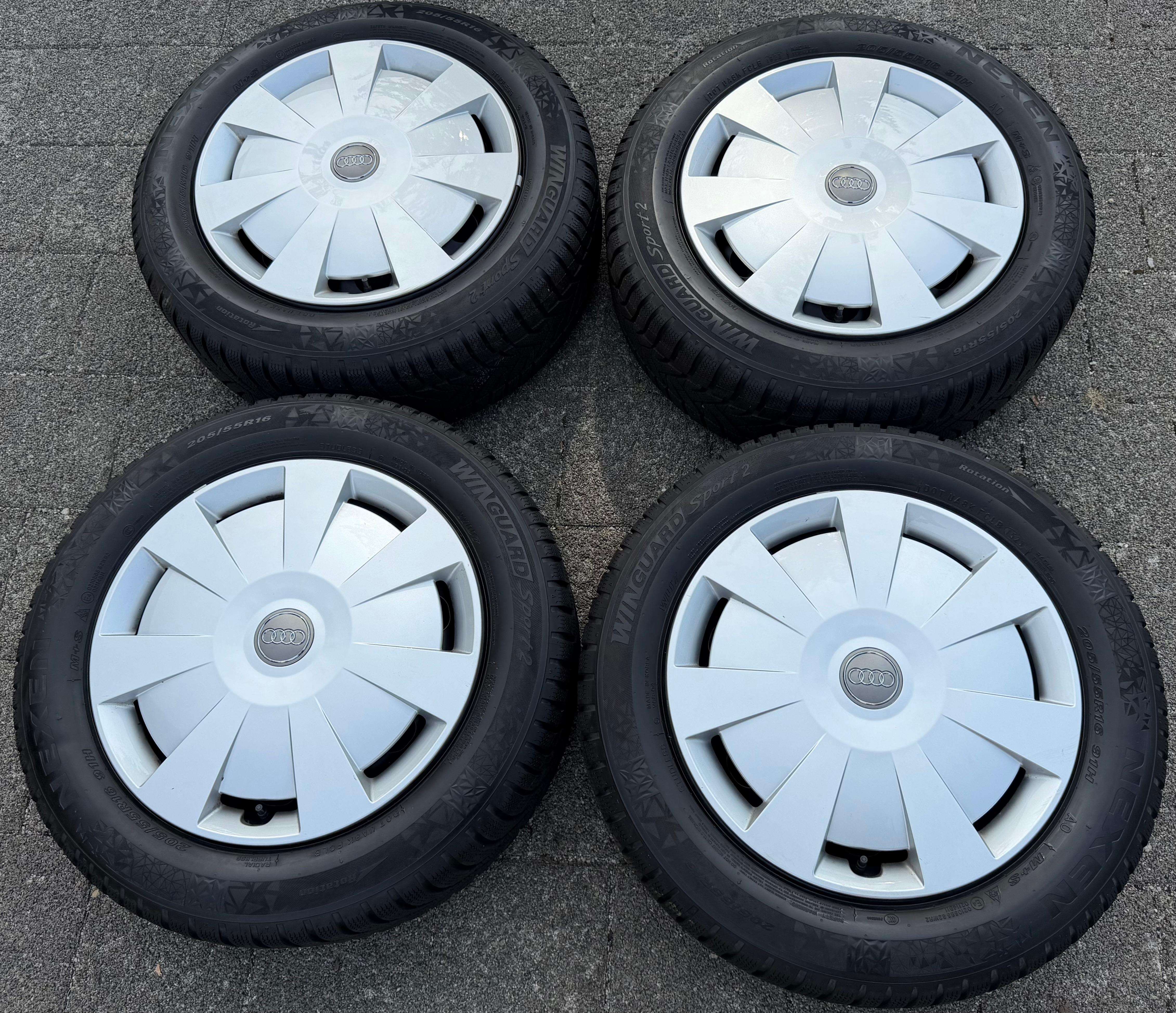 4 Winterräder Audi A3 8V Sportback Cabrio  205/55R16 91H Nexen 8V0601027A 2023