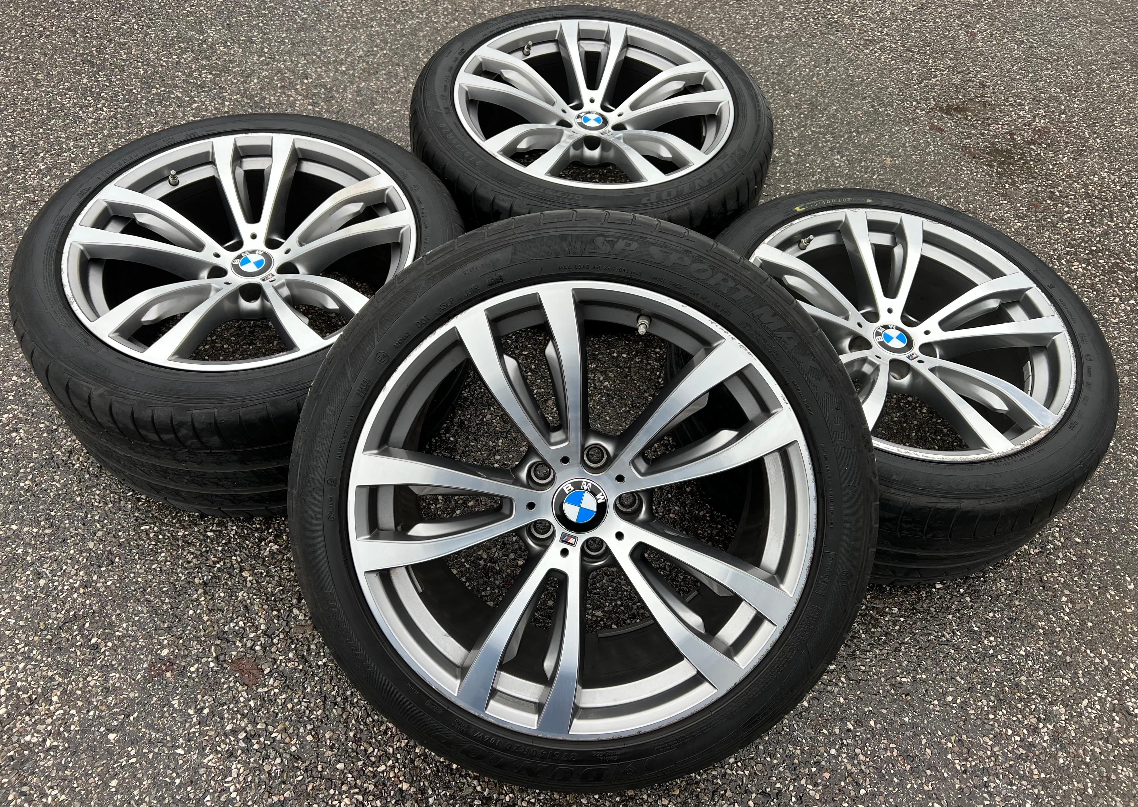 4 JANTES ORIGINALES 20" EN ALU BMW X5 F15 X6 F16 STYLING M469 7846790 Franchises