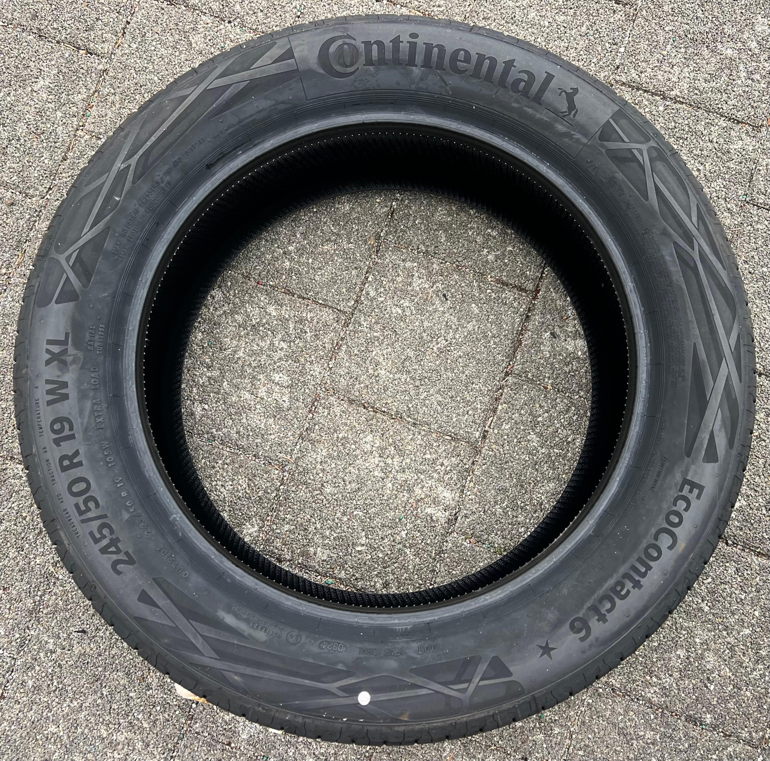 4 x 245/50R19 105W Sommerreifen Continental Eco Contact 6 2024 * NEU