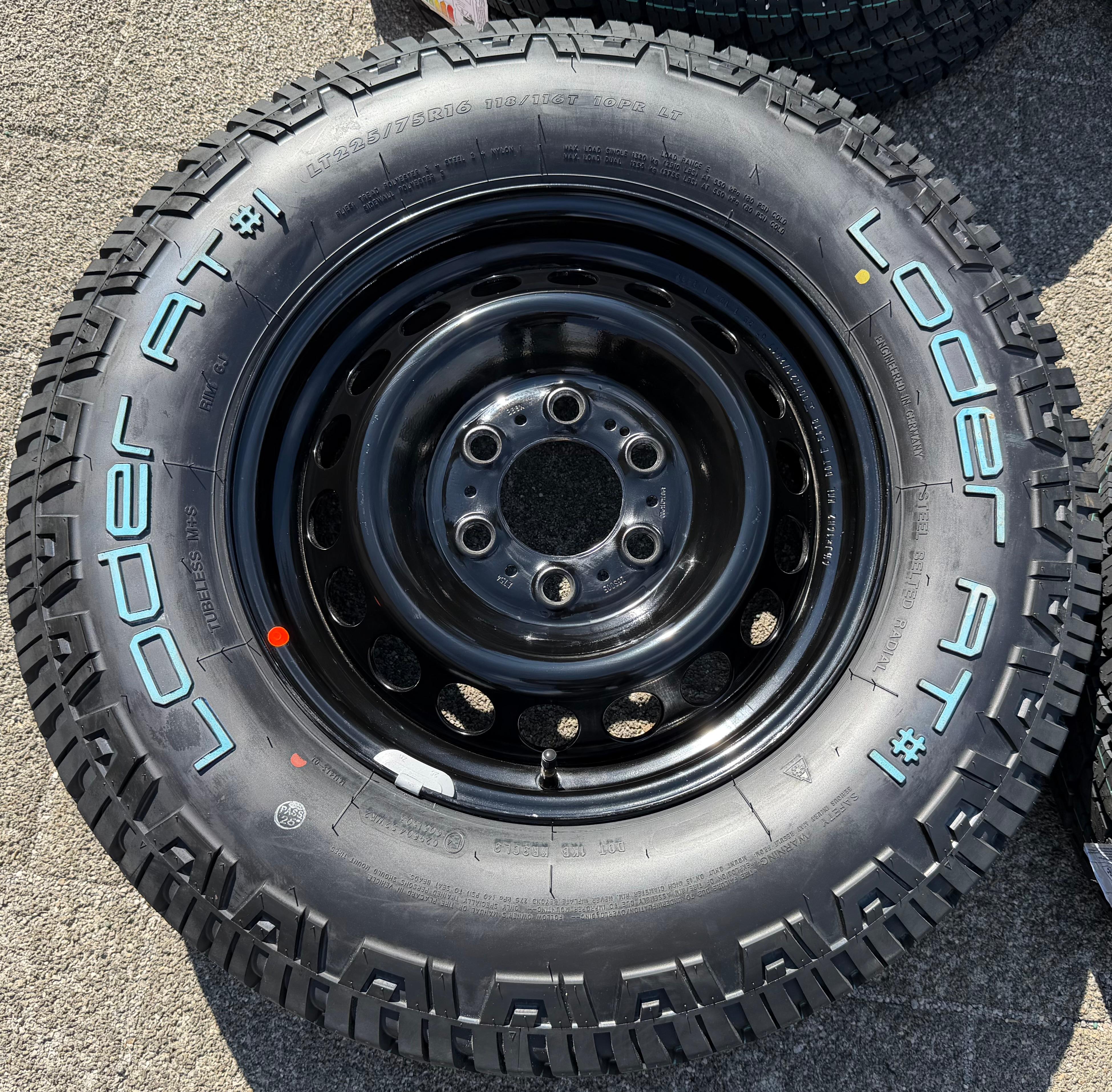 4 Allwetterräder Mercedes Sprinter W907 907 225/75R16C 118/116T LODER AT#1 Ganzjahresreifen NEU