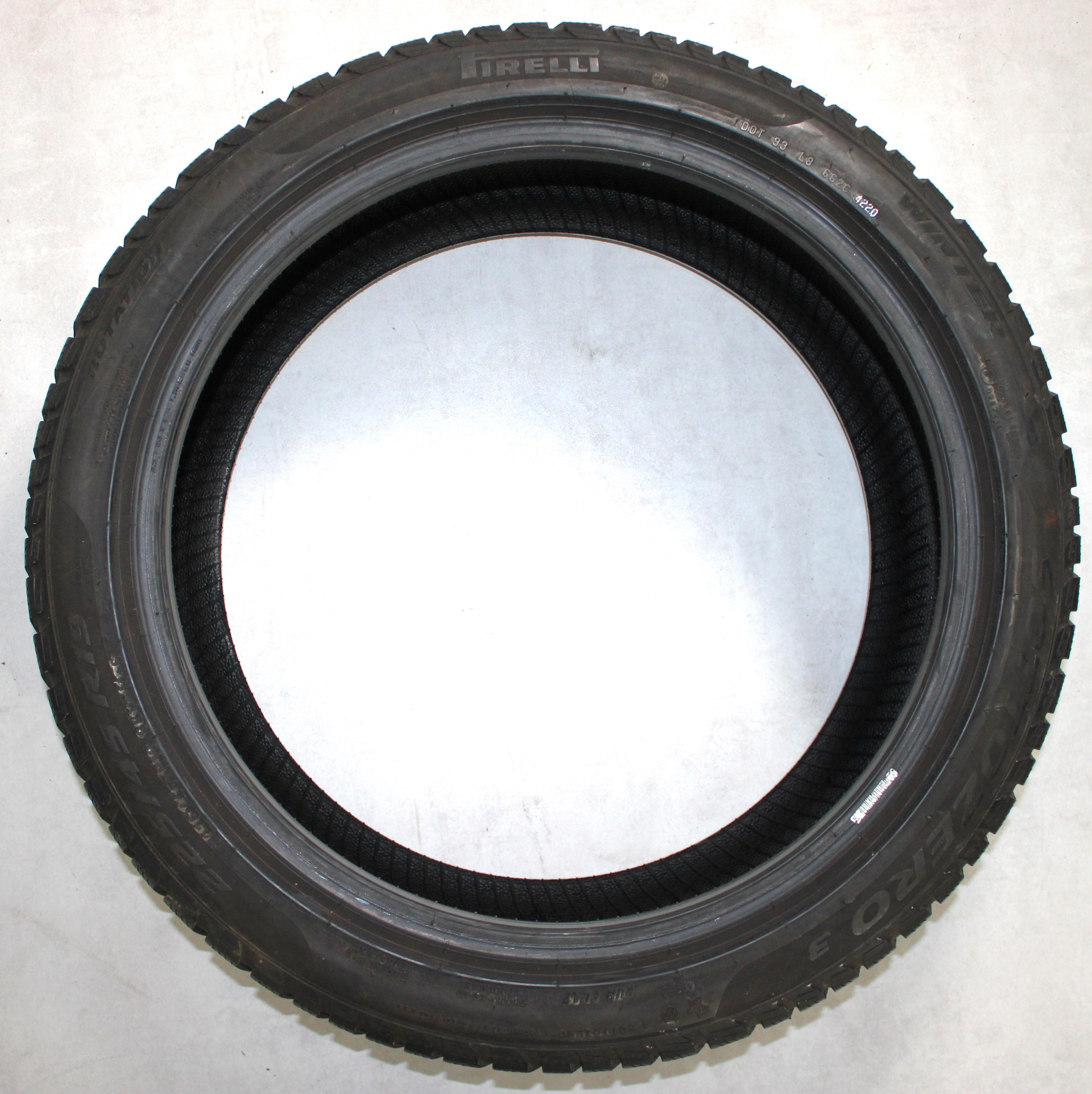 4 x 225/45R19 96V Winterreifen Pirelli Sottozero 3 Runflat 2x6-6,5mm/2x6,5-7mm 2018/2019/2x2020 *