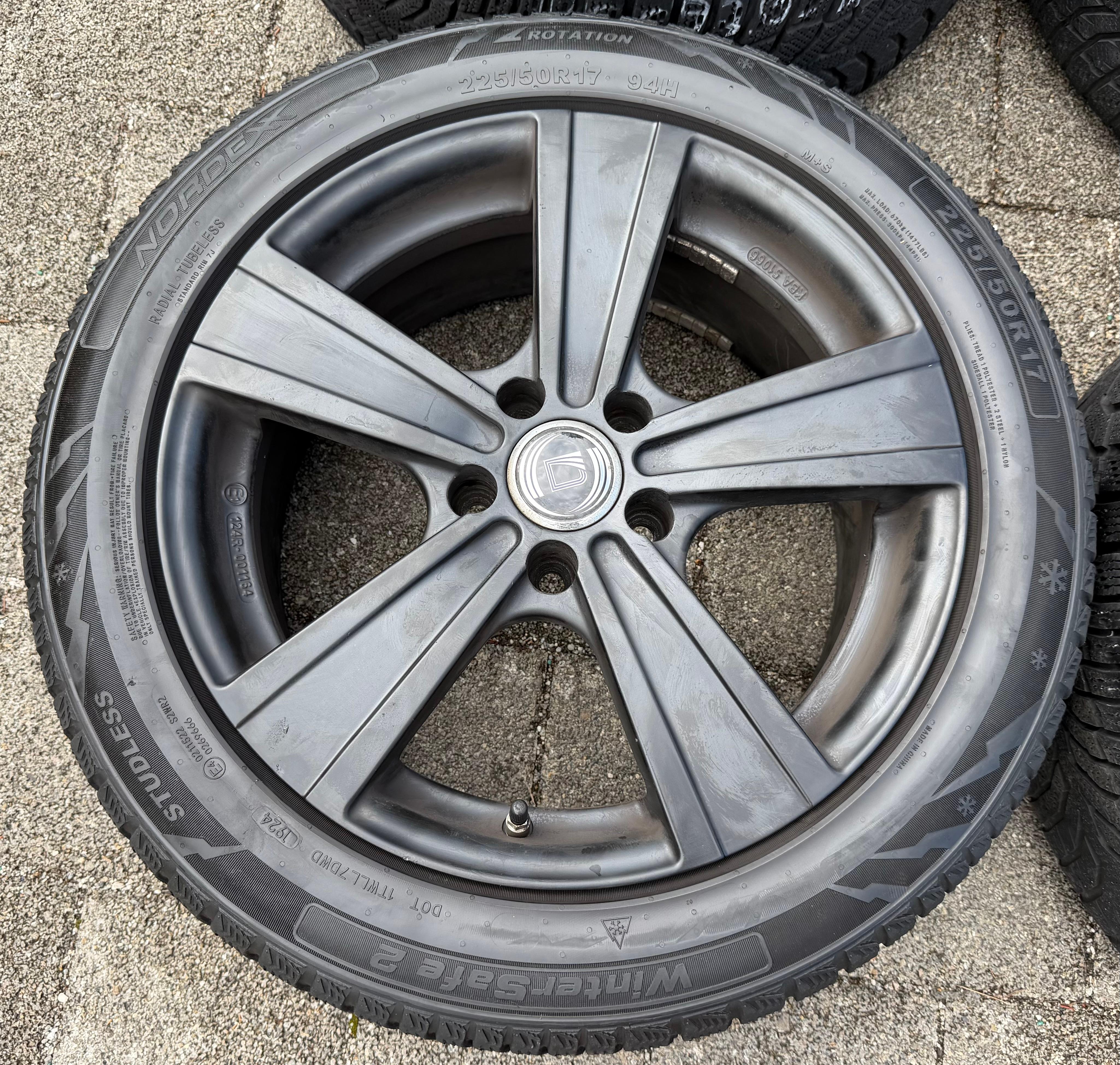 4 Alufelgen 17" Audi A4 A5 A6 Q5 Mercedes E-Klasse W212 W213 7,5x17 ET37