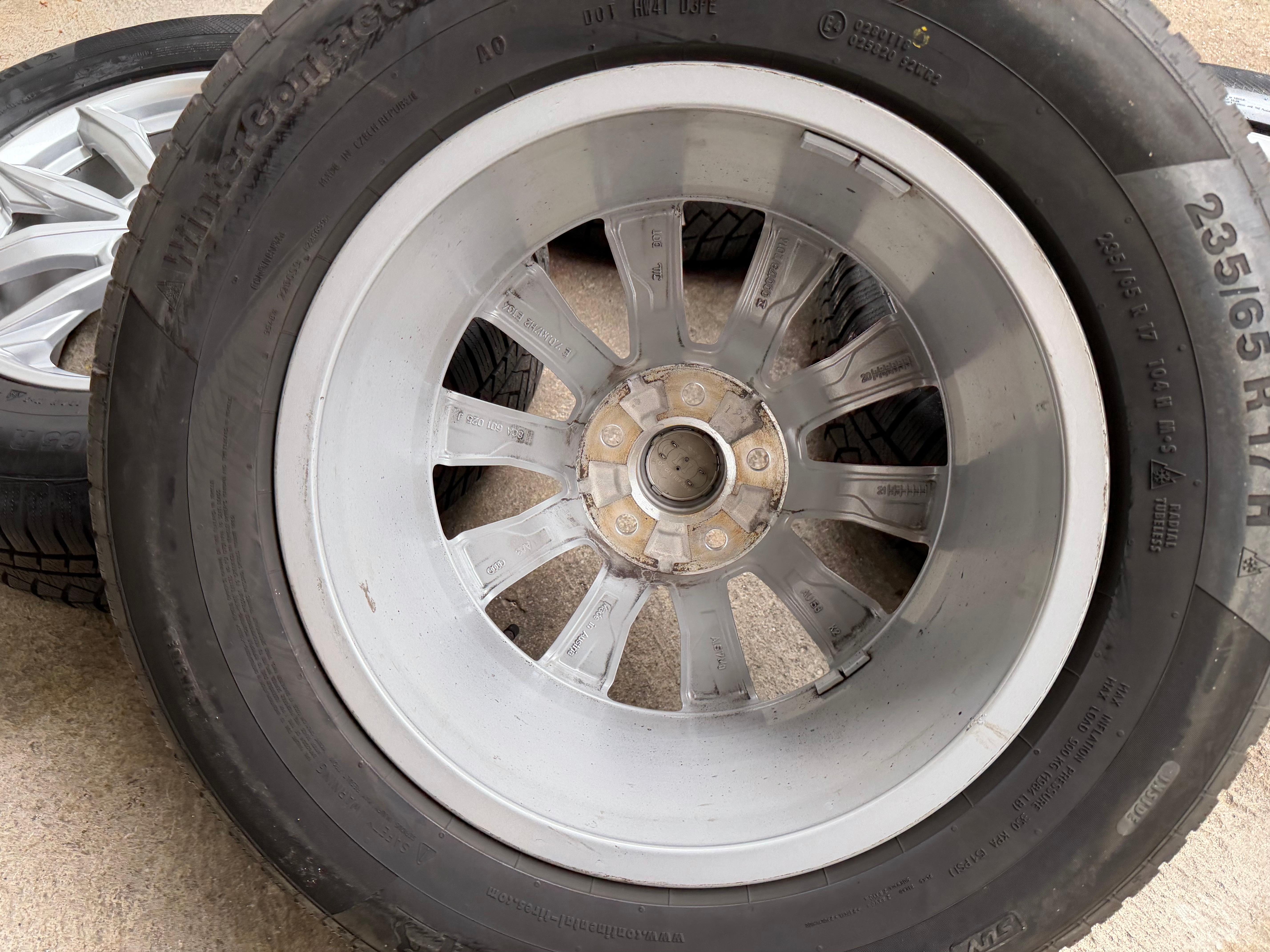 4 Original 17" Alu Winterräder Audi Q5 FY 80A601025J 7x17 ET34 235/65R17 104H 2021