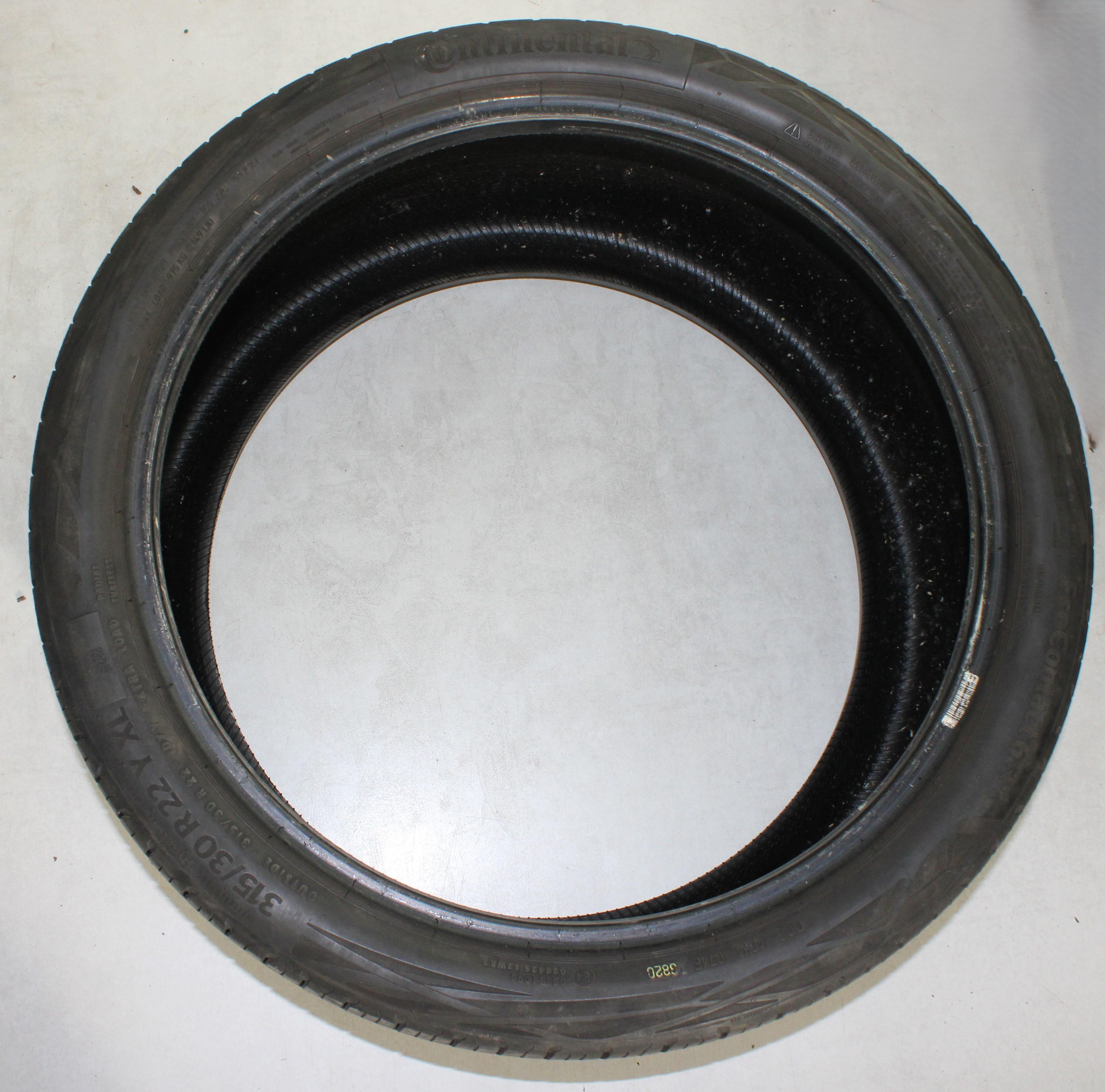 2 x 315/30R22 107Y Sommerreifen Continental Eco Contact 6* 4-4,5mm 2020 XL