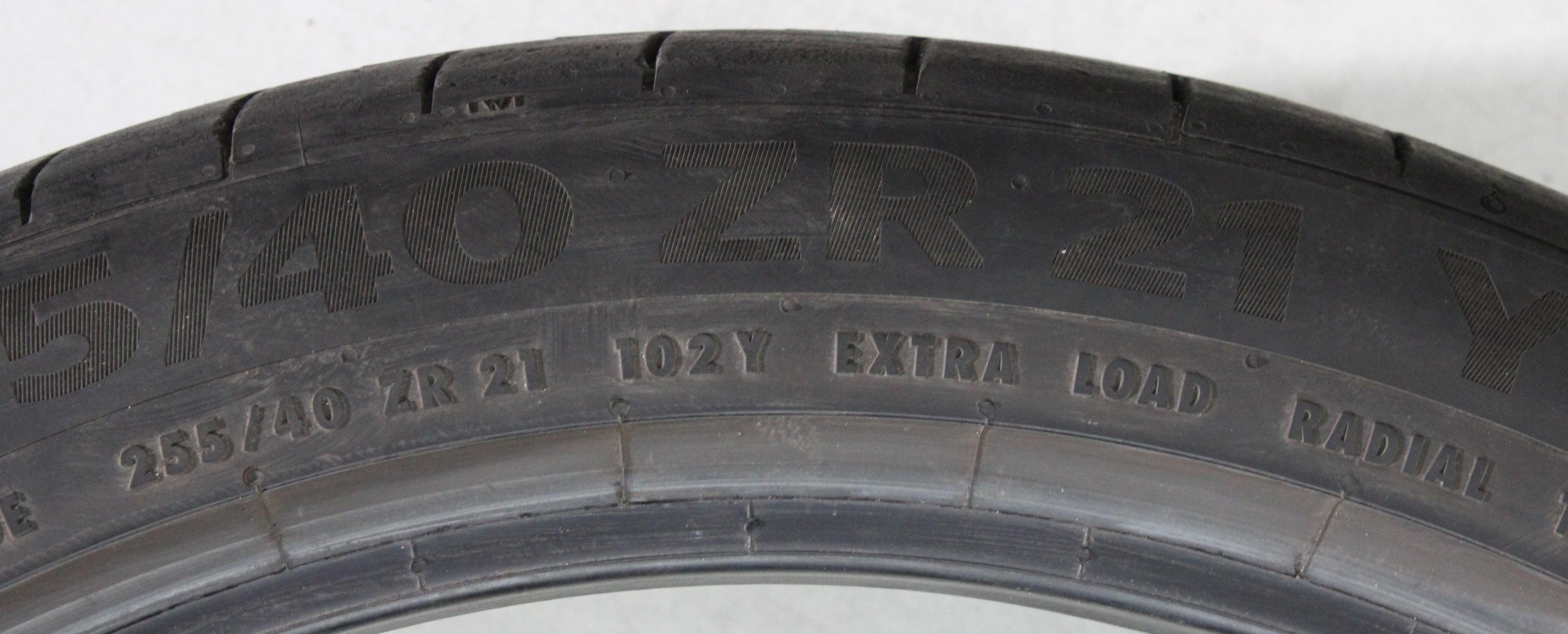 2 x 255/40R21 102Y neumáticos de verano Continental Sport Contact 6* 4,5-5 mm 2024 XL