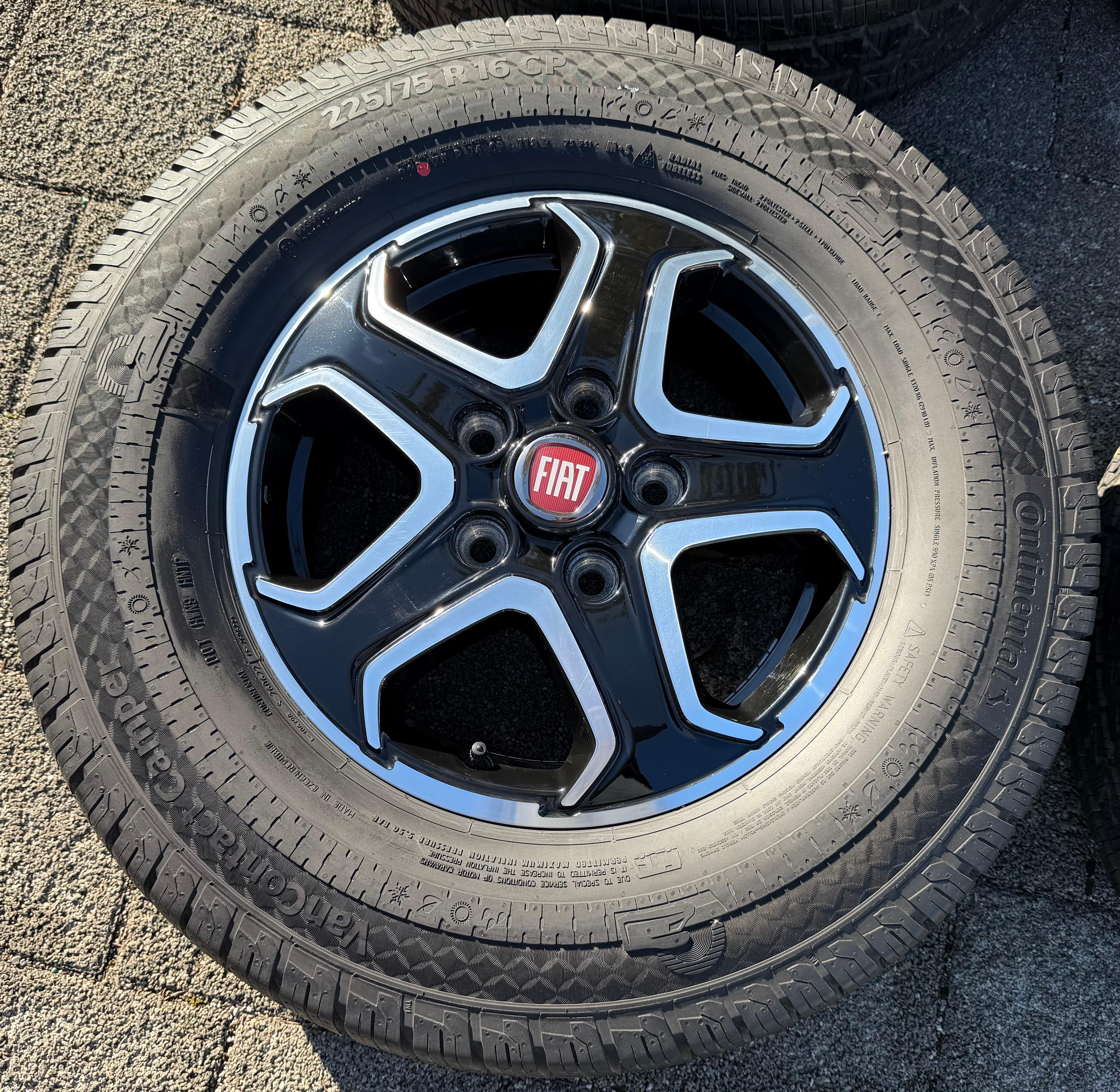4 Original Alu Ganzjahresräder Fiat Ducato Maxi 225/75R16CP 118R Allwetterreifen 1399644080