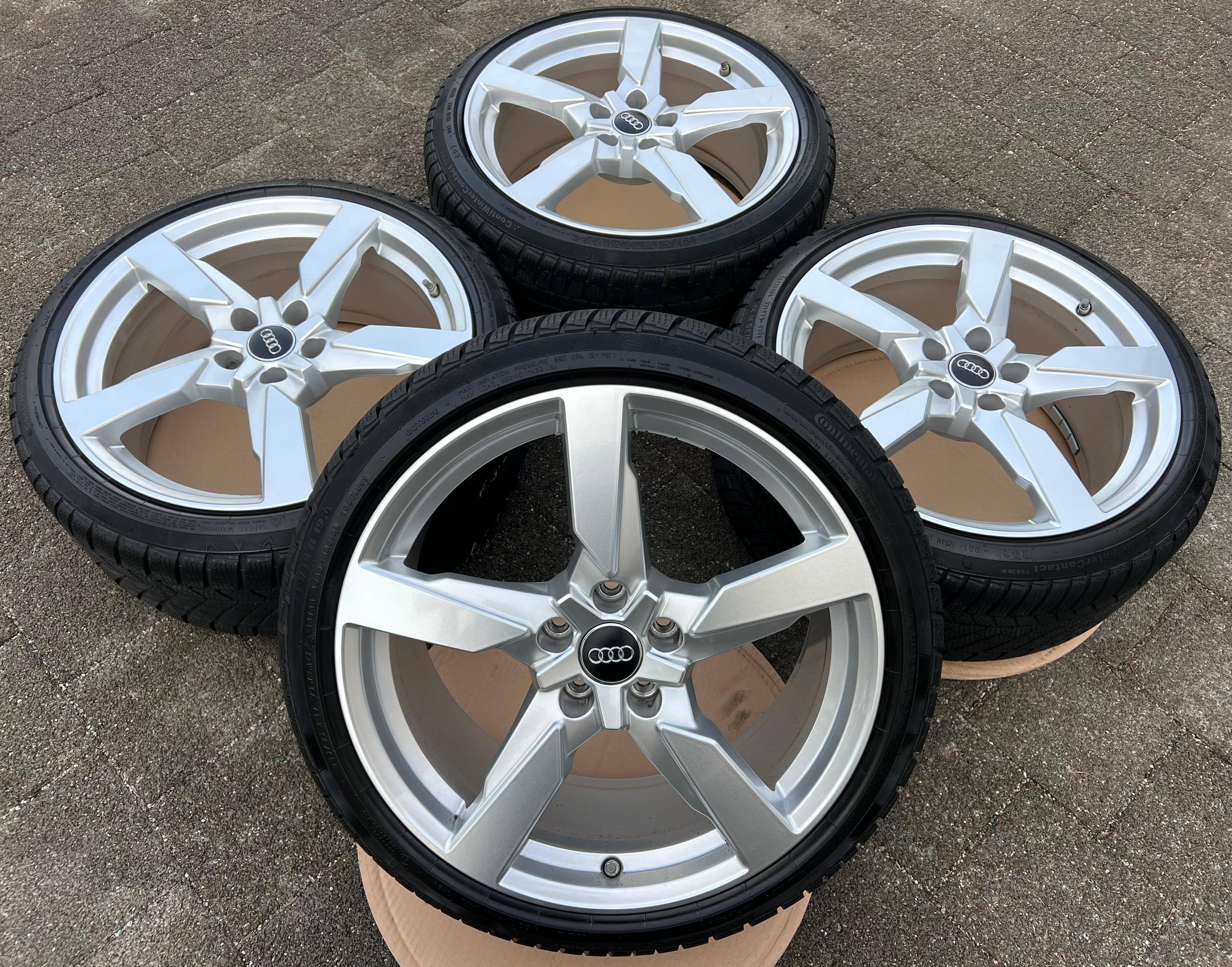 4 ORIGINAL 19" ALU WINTERRÄDER AUDI TT TTS 8S 8S0601025AC 245/35R19 93W 2023