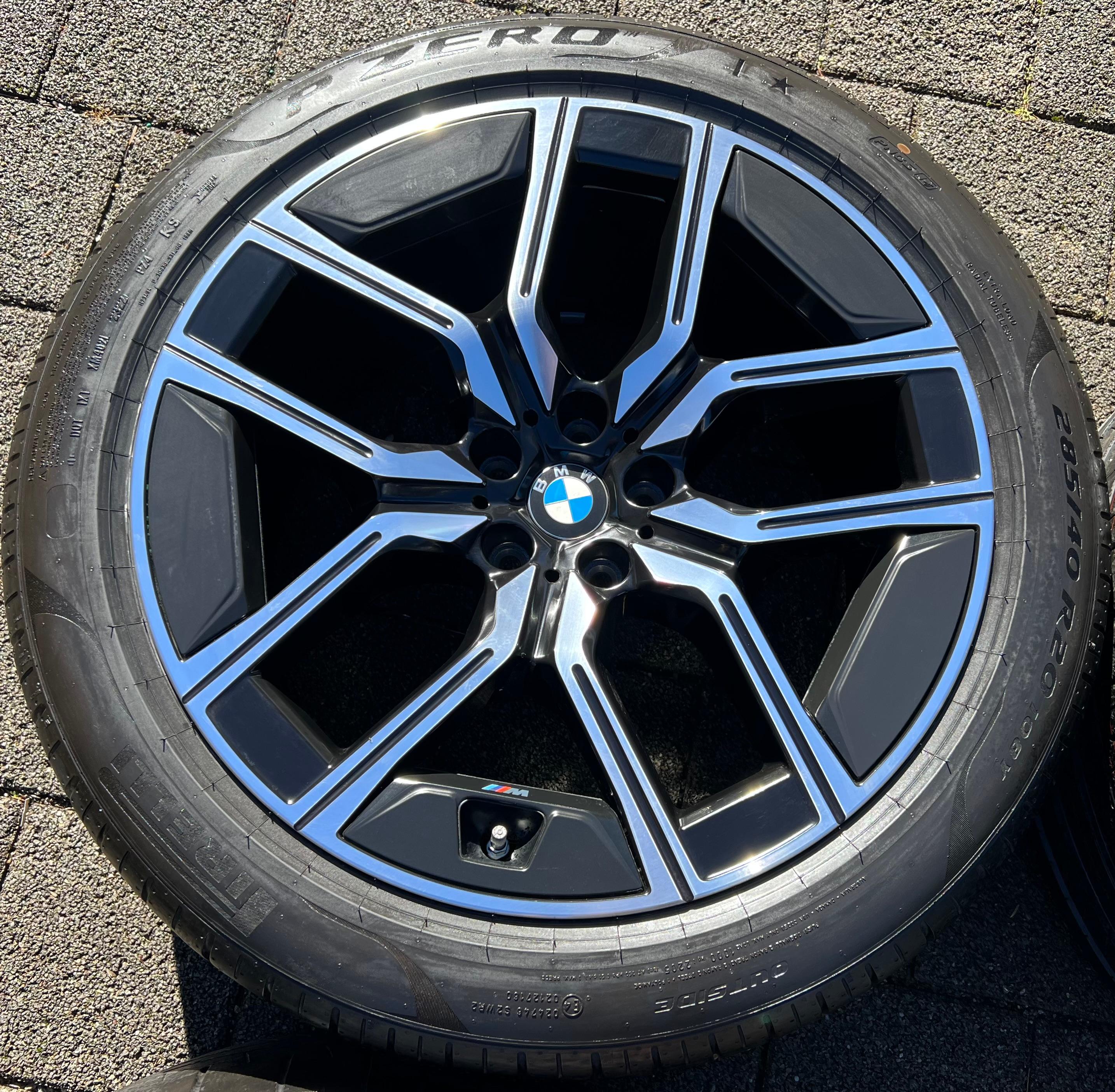 4 llantas de aluminio originales de 20" para BMW Serie 7 G70 y X3 G45, modelo 907M, 25A19DE8 y 5A19DE9, envío gratuito