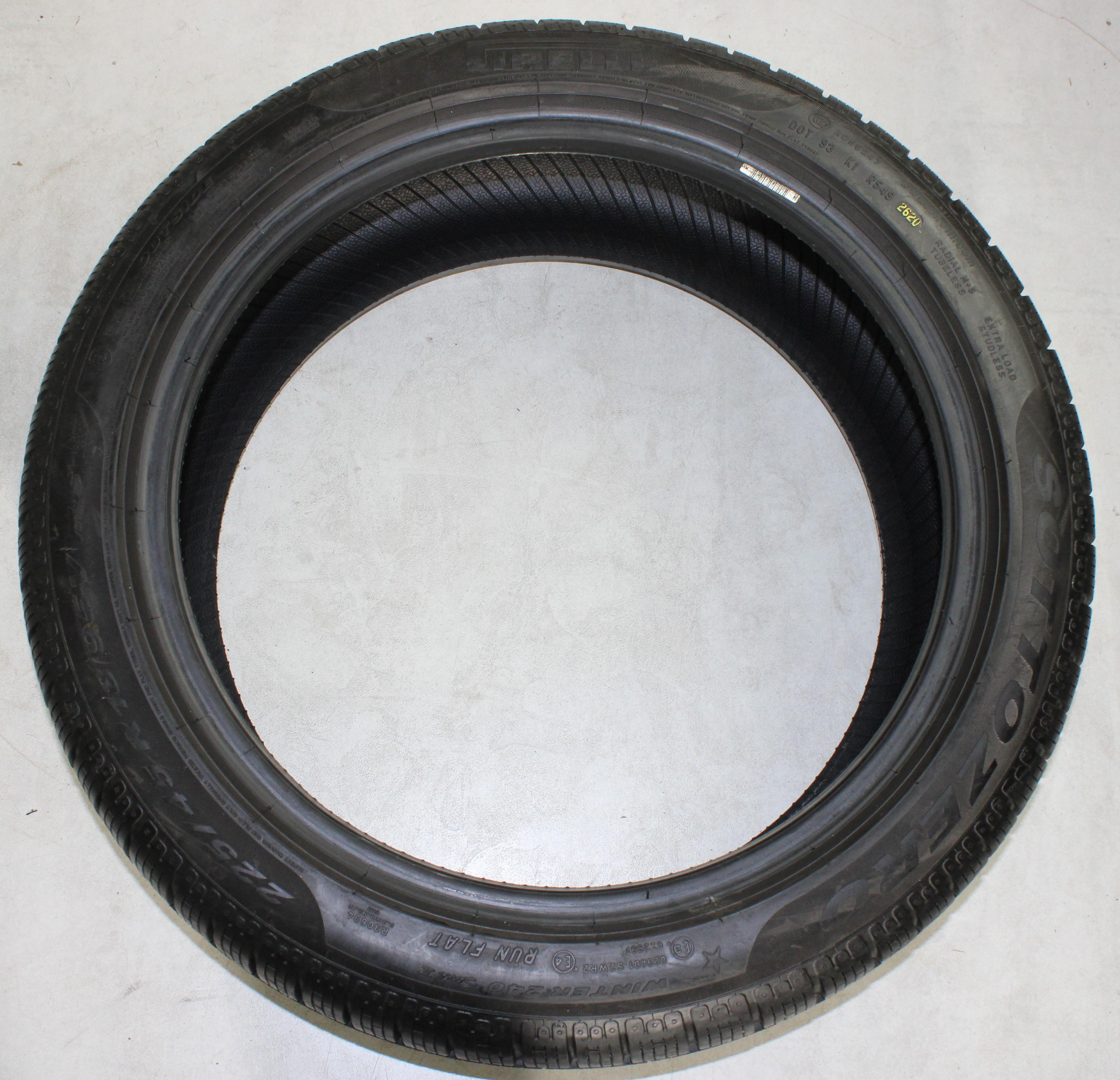 2 x 225/45R18 95V Winterreifen Pirelli Sottozero 2 Runflat 6,5mm 2020