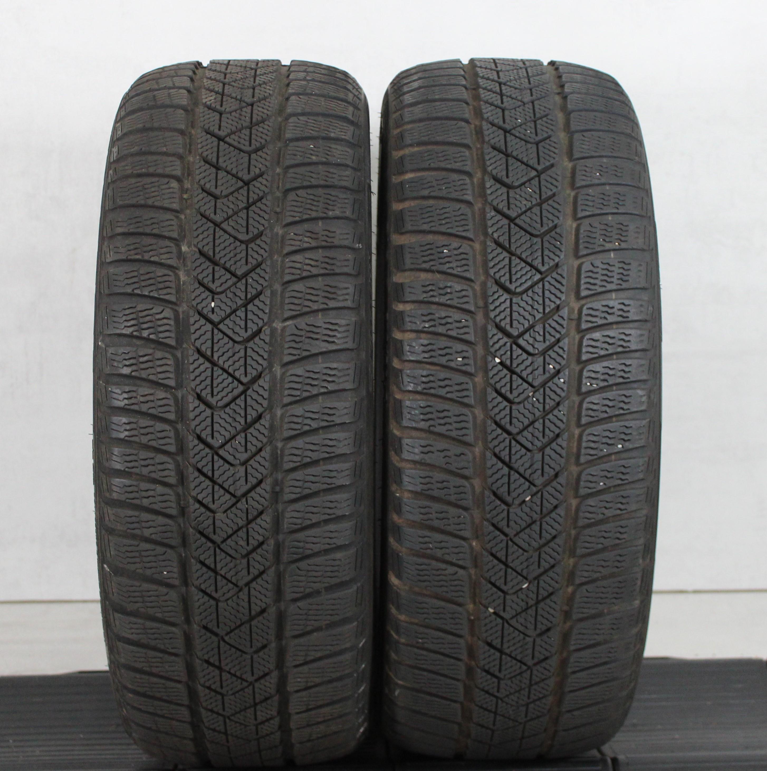 2 x 225/45R18 96V pneus d'hiver Pirelli Sottozero 3 Runflat 5,5-6mm 2018 *