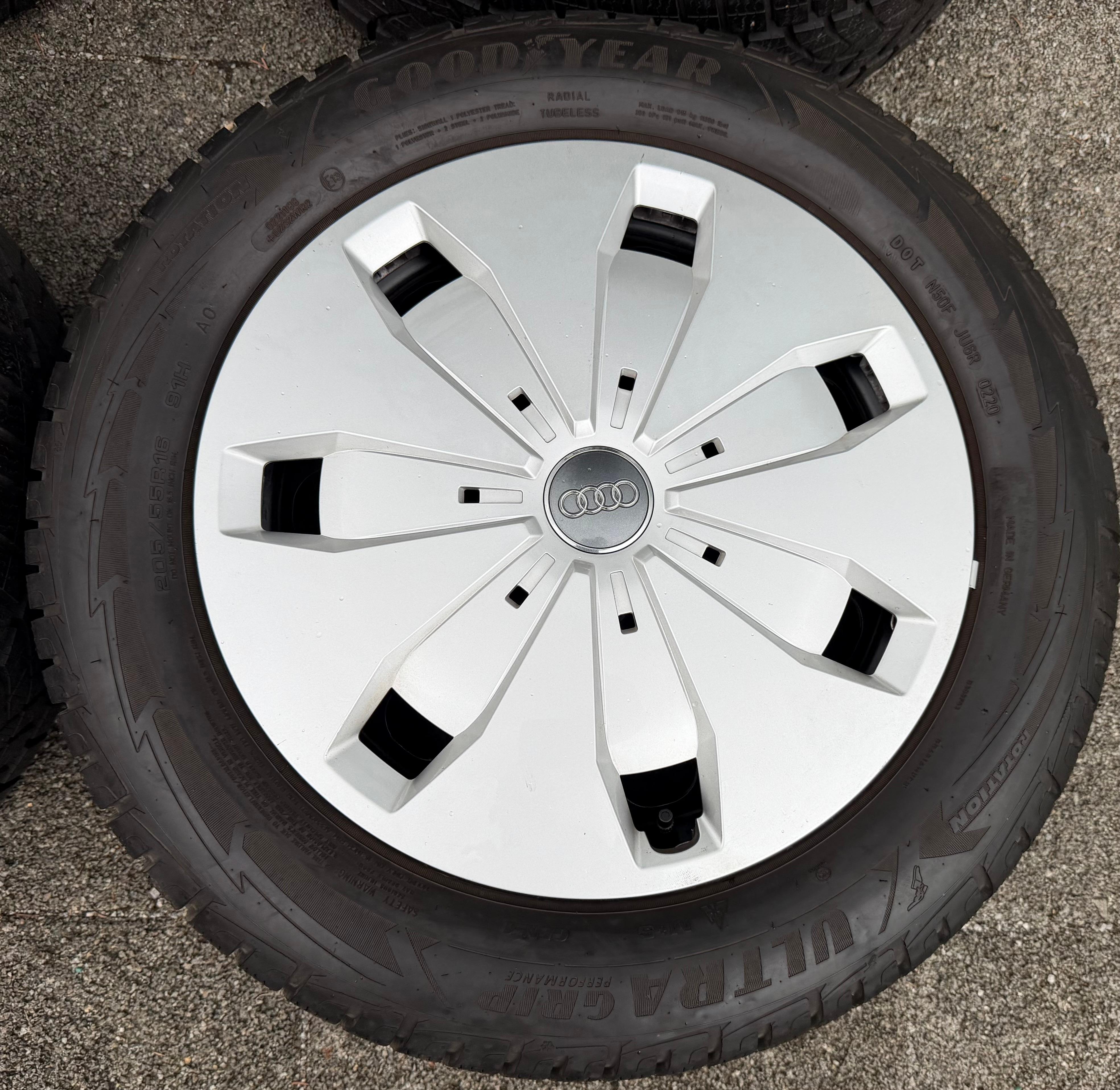 4 ruedas de invierno Audi A3 8V Sportback Cabrio 205/55R16 91H Goodyear 8V0601027A 2020
