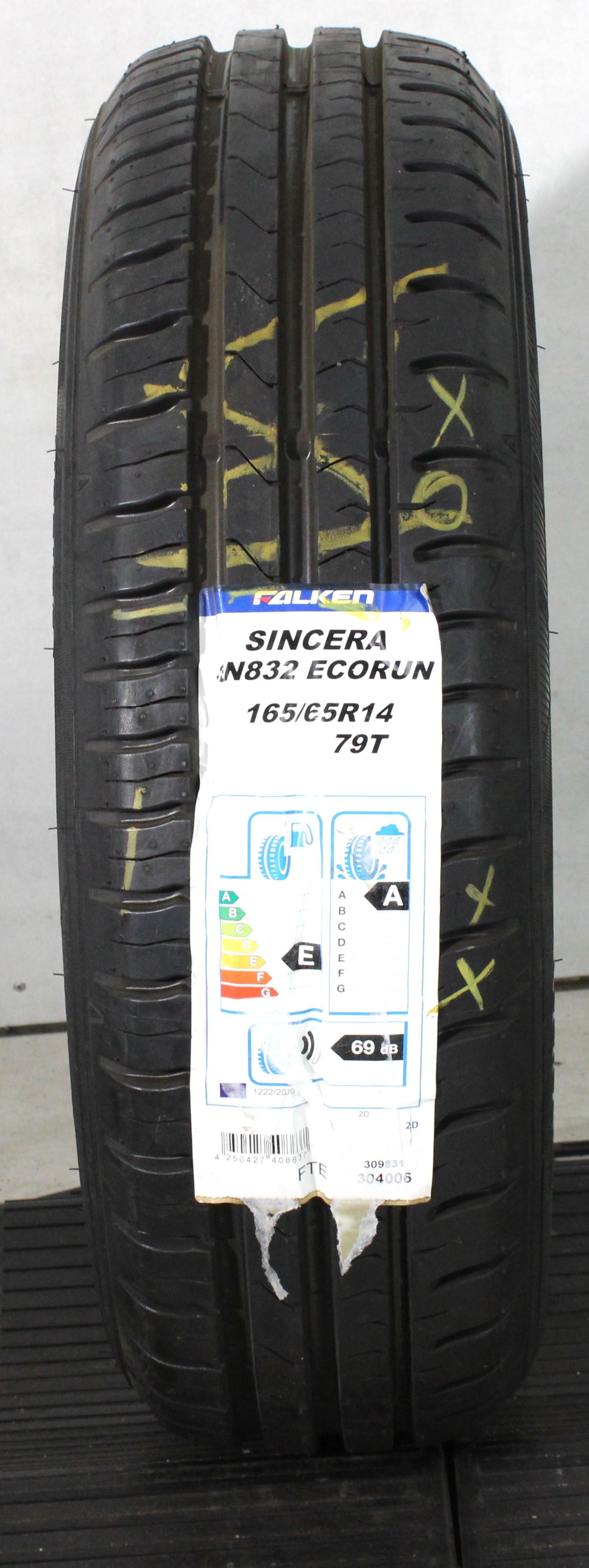 1 x 165/65R14 79T Sommerreifen Falken Sincera SN832 Ecorun NEU 2018