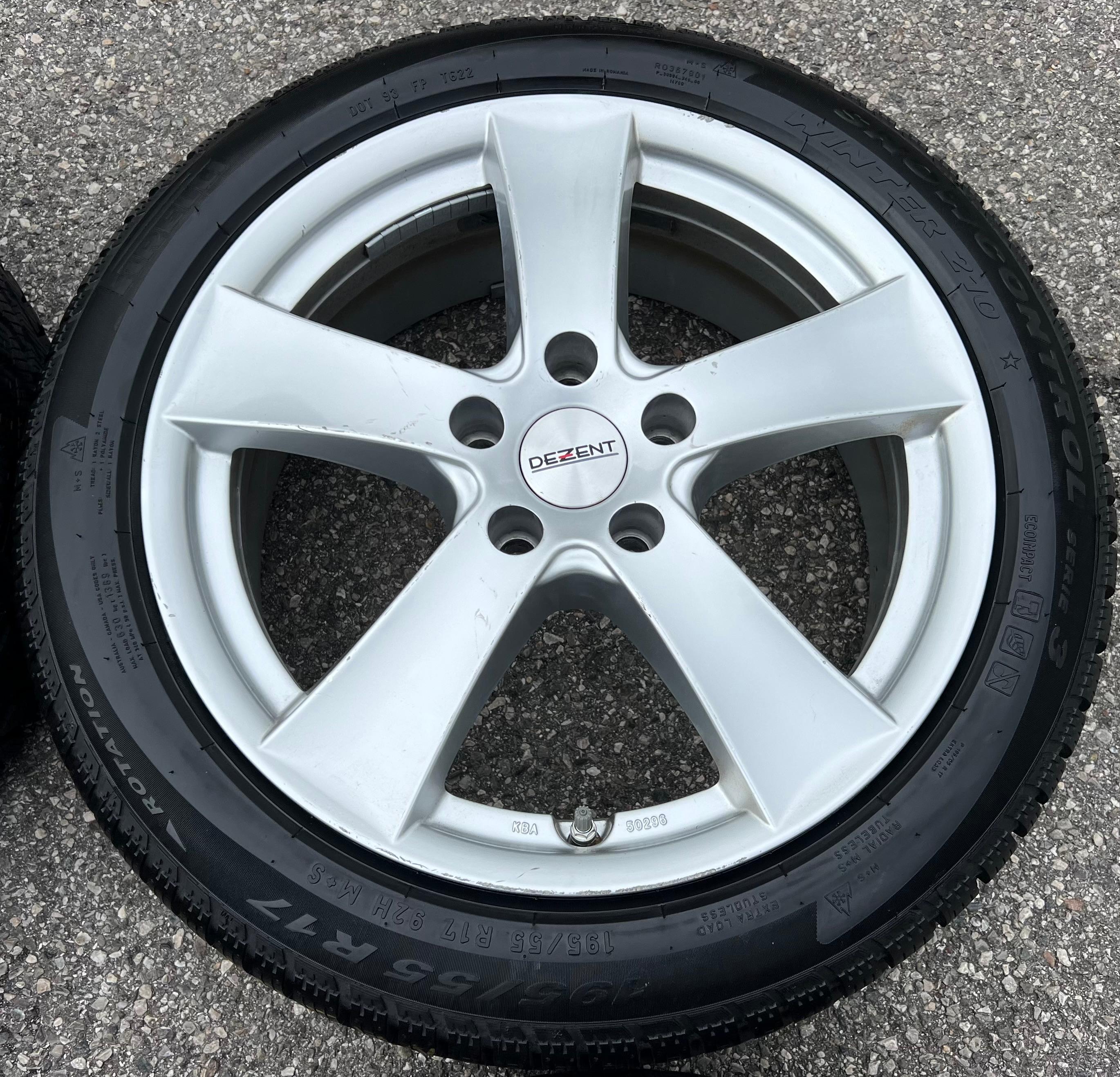 4 ROUES D'HIVER ALU 17" BMW SÉRIE 2 ACTIVE TOURER F45 F46 UKL-L 195/55R17 92H