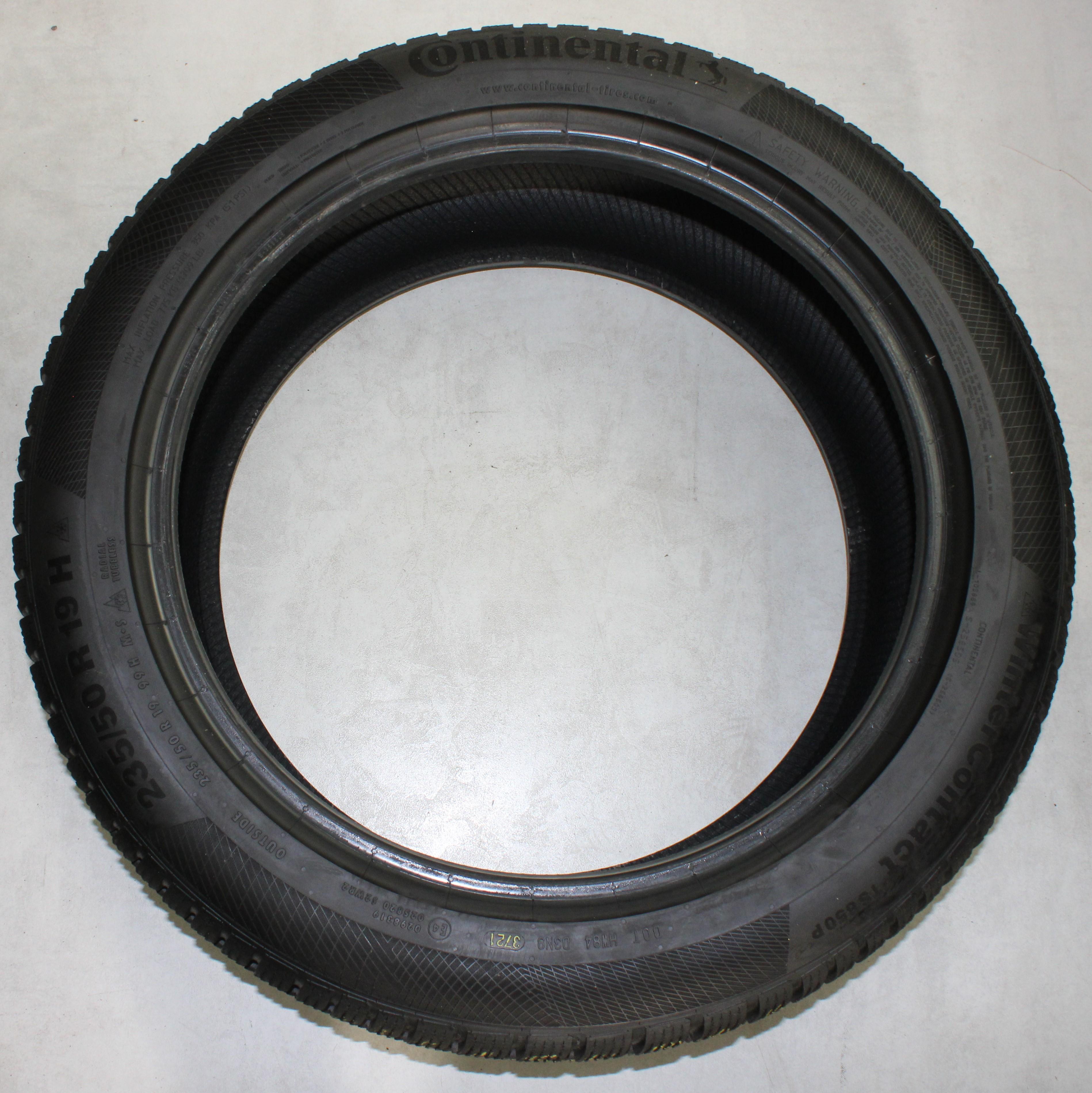 2 x 235/50R19 99H Winterreifen Continental Winter Contact TS850P 8mm 2021