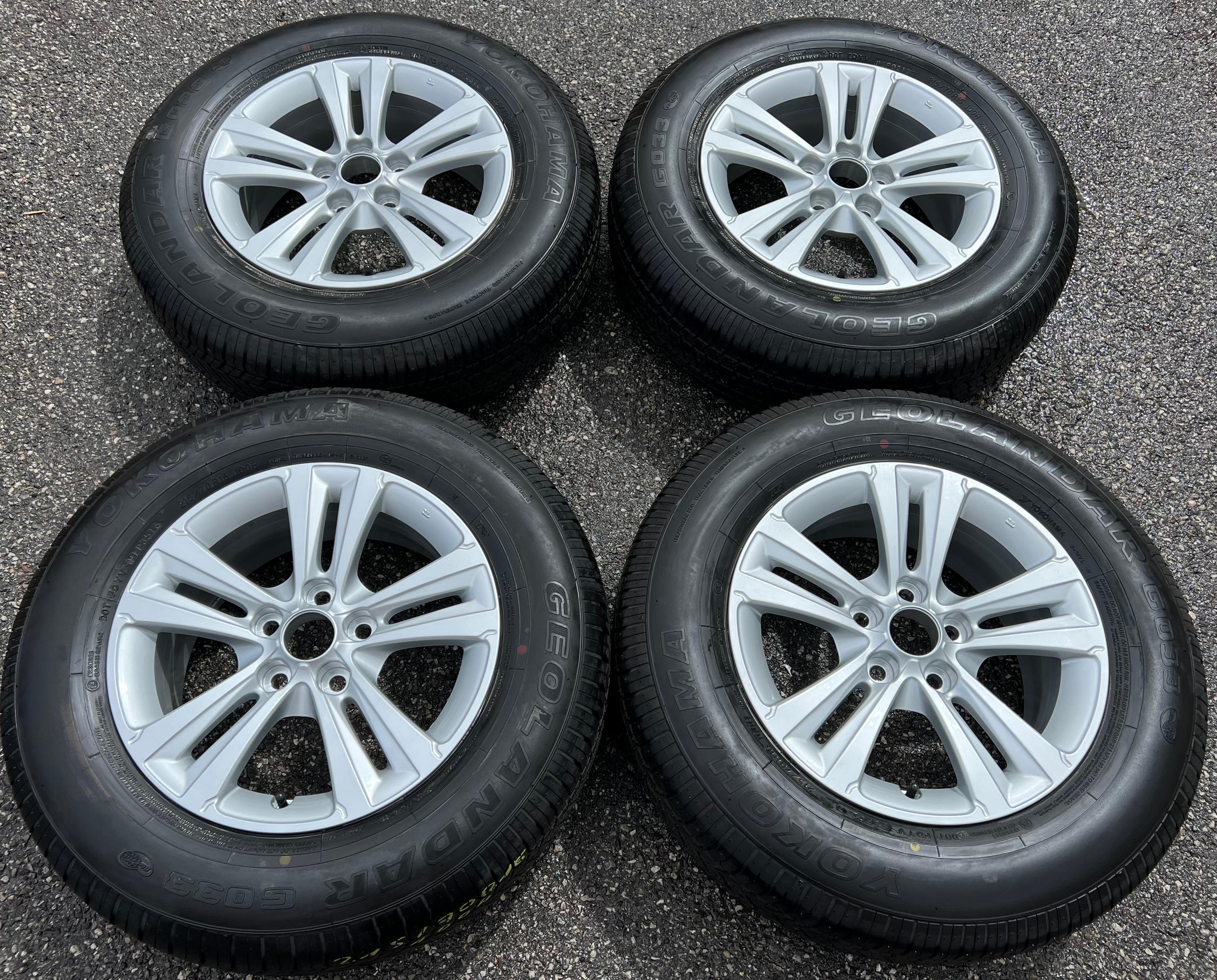 4 ROUES D'ÉTÉ ORIGINALES EN ALUMINIUM CITROEN C4 AIRCROSS PEUGEOT 4008 215/70R16 100H TOP