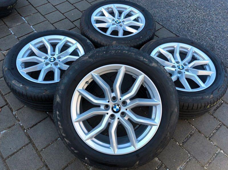 4 ORIGINELE 19" ALUMINIUM ZOMERWIELEN BMW X5 G05 X6 G06 STYLING 734 6,5MM GRATIS VERZENDING