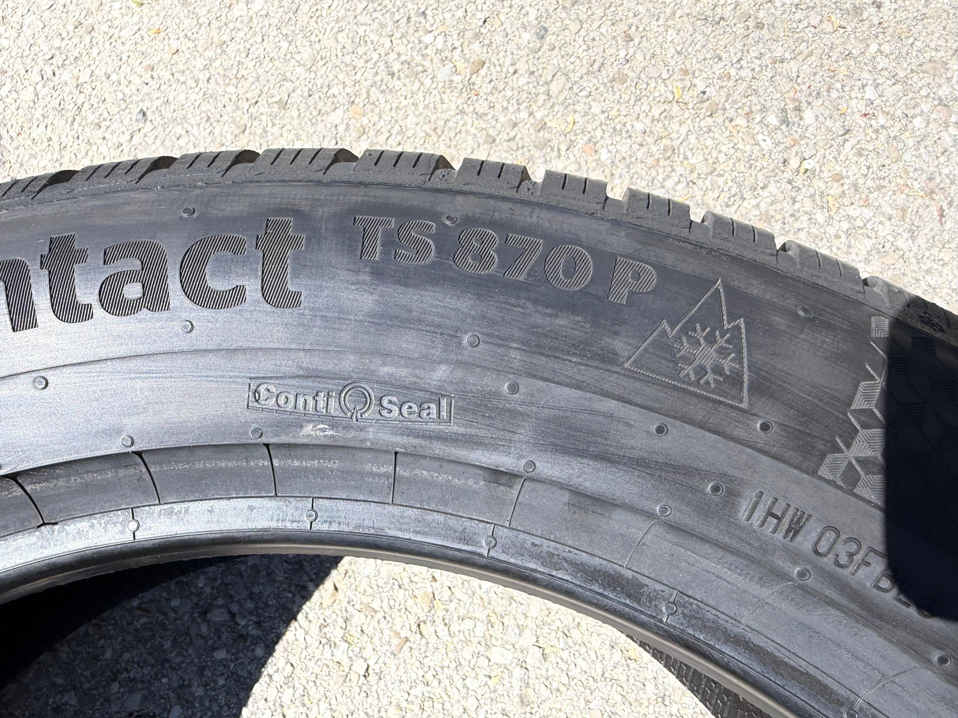 4 pneus hiver Continental Winter Contact TS870P 2024 Seal, 235/55R18 100H, NEUFS