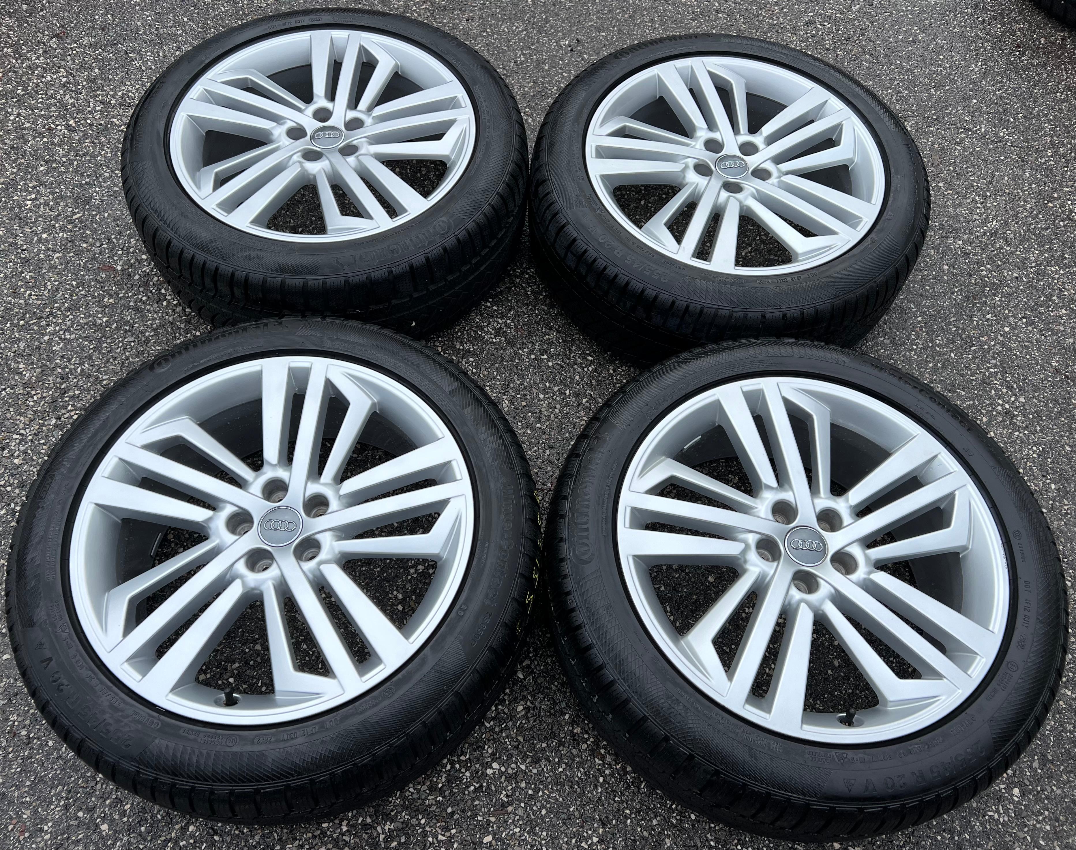 4 ROUES D'HIVER ORIGINALES 20" EN ALUMINIUM AUDI Q5 SQ5 FY 80A601025L 255/45R20 101V DOT 2022