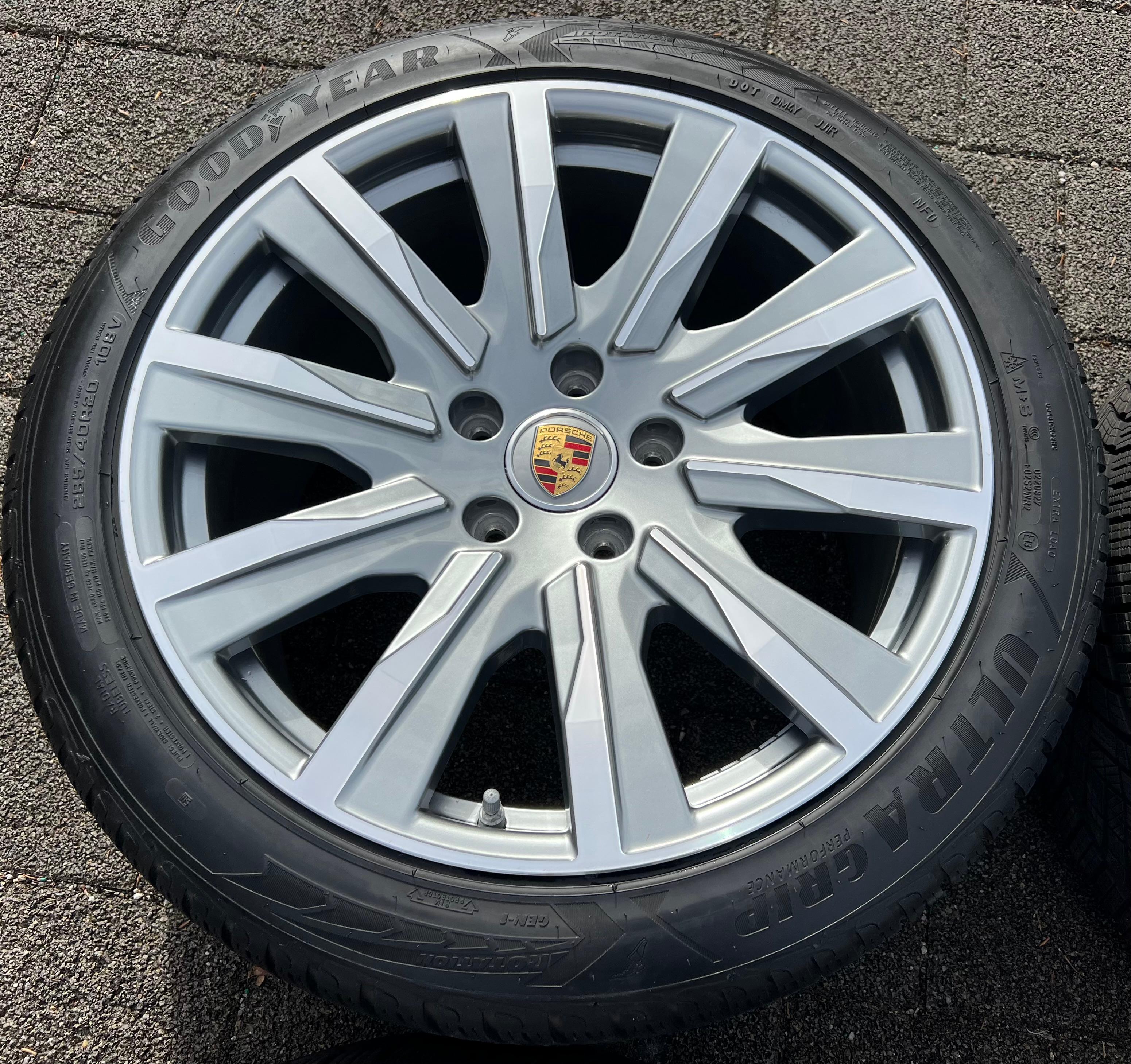 4 ORIGINAL 20" ALU WINTERRÄDER PORSCHE TAYCAN TEQUIPMENT RDKS FREIHAUS