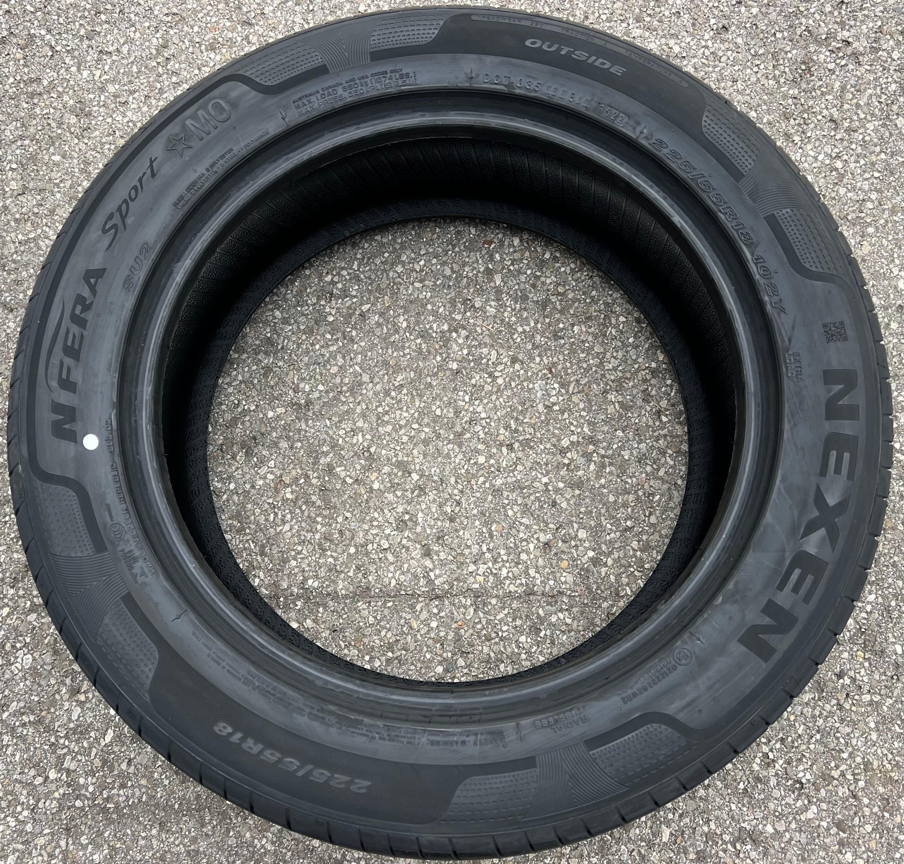 4 x 225/55R18 102Y neumáticos de verano Nexen N Fera Sport 2022 NUEVO Entrega gratuita