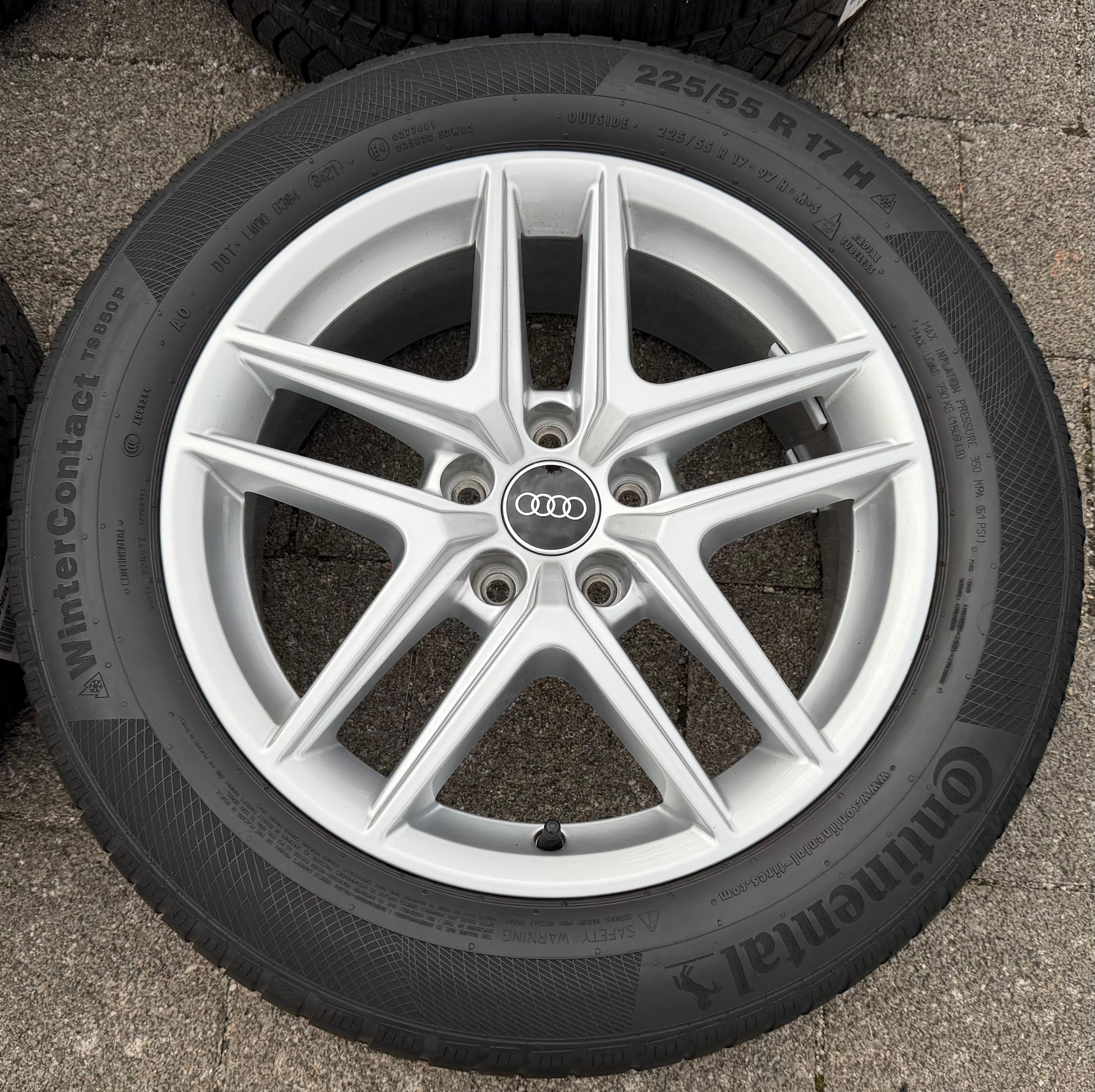 4 Original 17" Alufelgen Audi A4 Allroad B9 8K 8W9601025D 6,5x17 ET28
