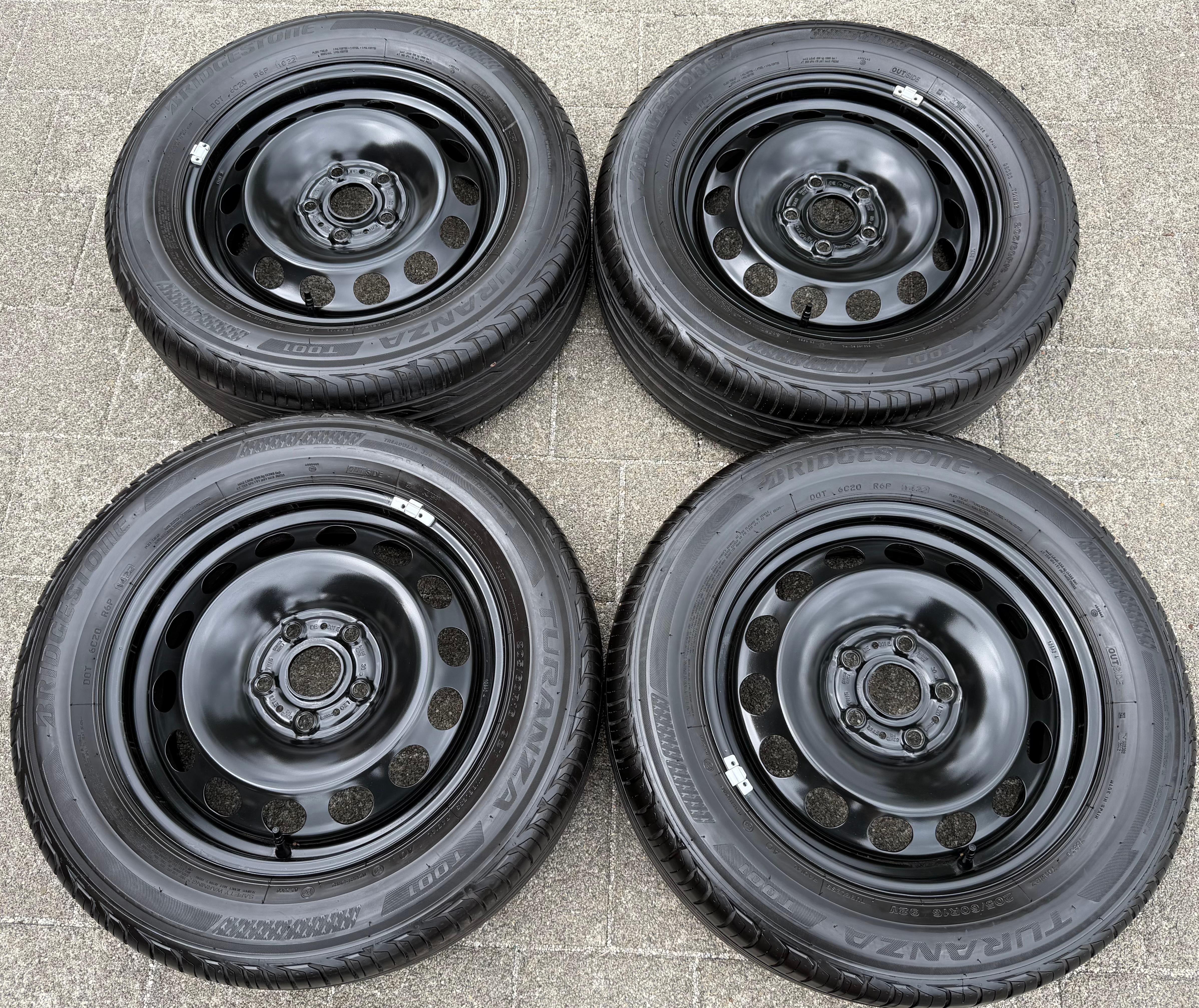 4 Original Stahlfelgen 16" AUDI Q2 Seat Ateca VW T-Roc 5Q0601027CK 6x16 ET43
