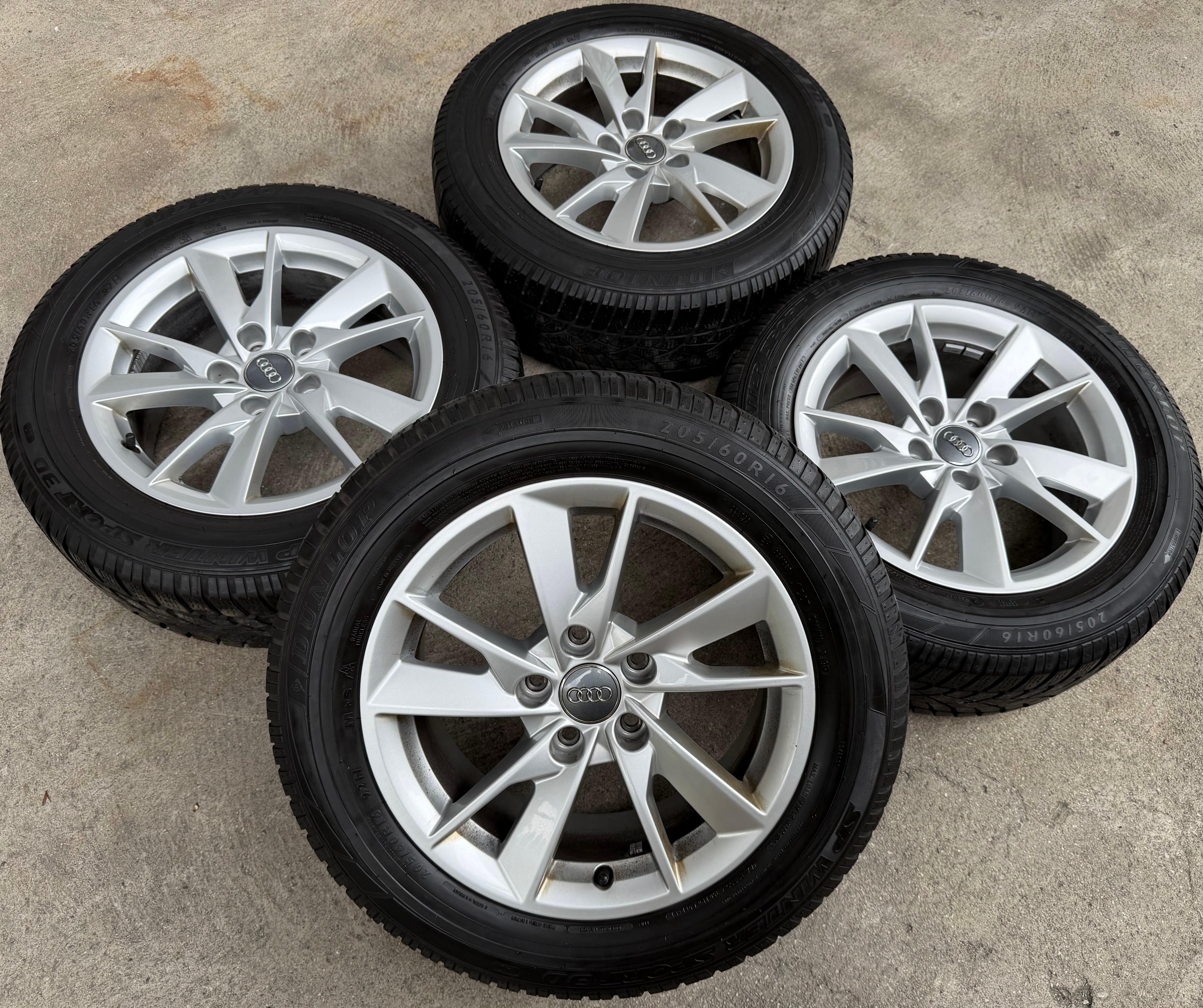 4 jantes en alliage d’origine 16" pour Audi A4 8W B9 8W0601025B 7x16 ET35
