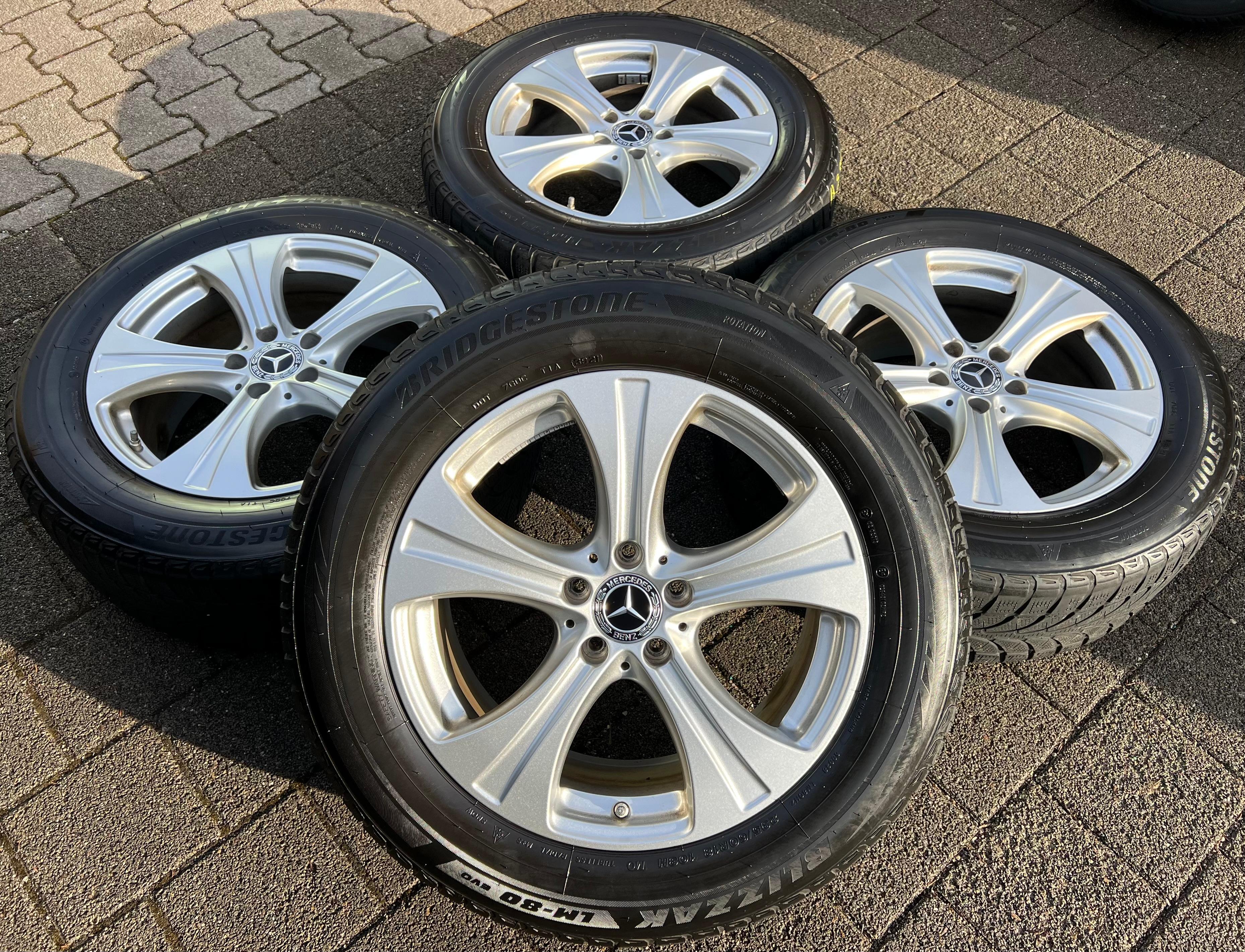4 RUOTE ORIGINALI IN ALLUMINIO DA 18" MERCEDES GLC-CLASS W253 A2534010800 8x18 ET38