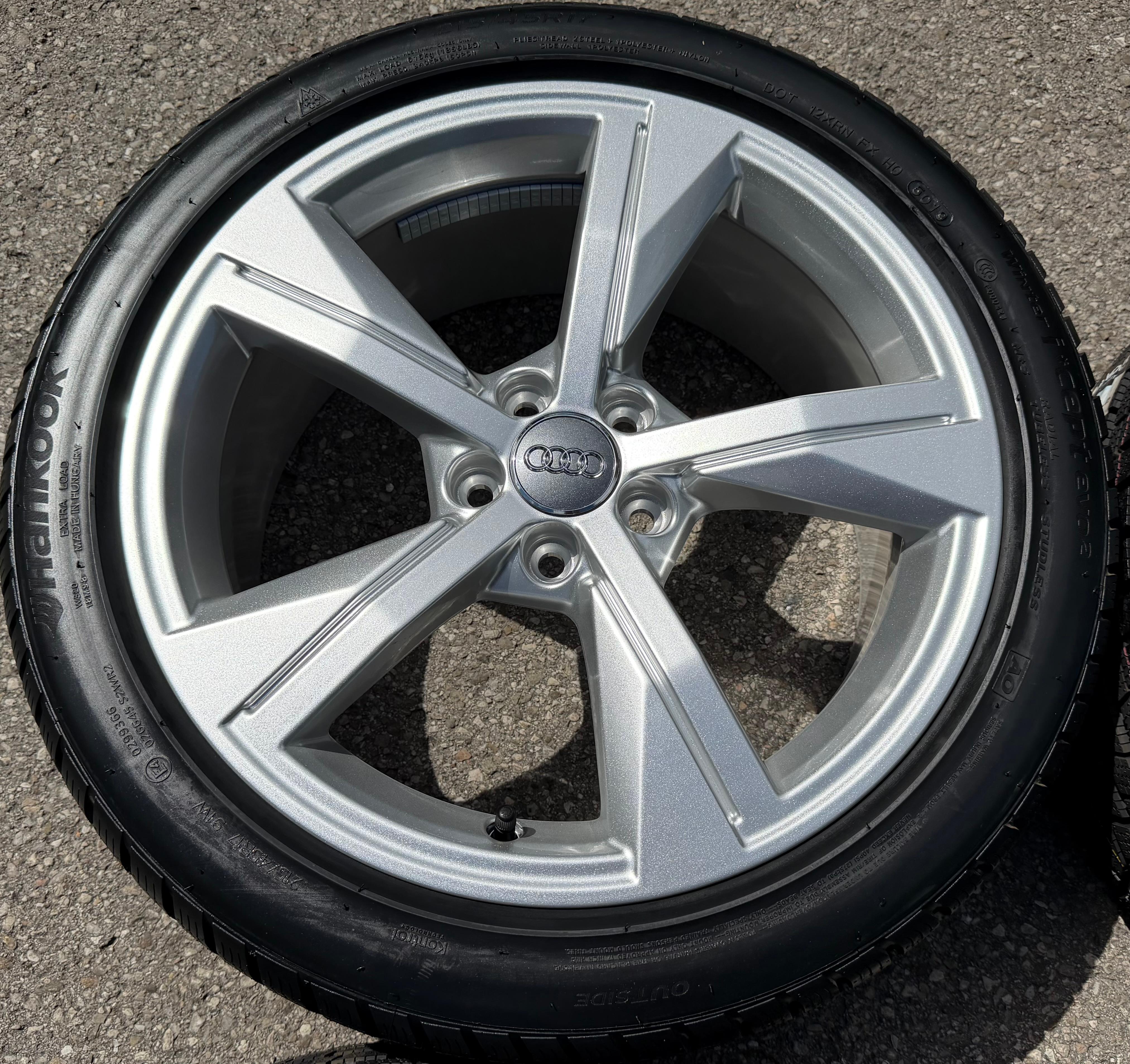 4 ORIGINAL 17" ALU WINTERRÄDER AUDI A1 S1 GB 82A601025G 215/45R17 91W HANKOOK