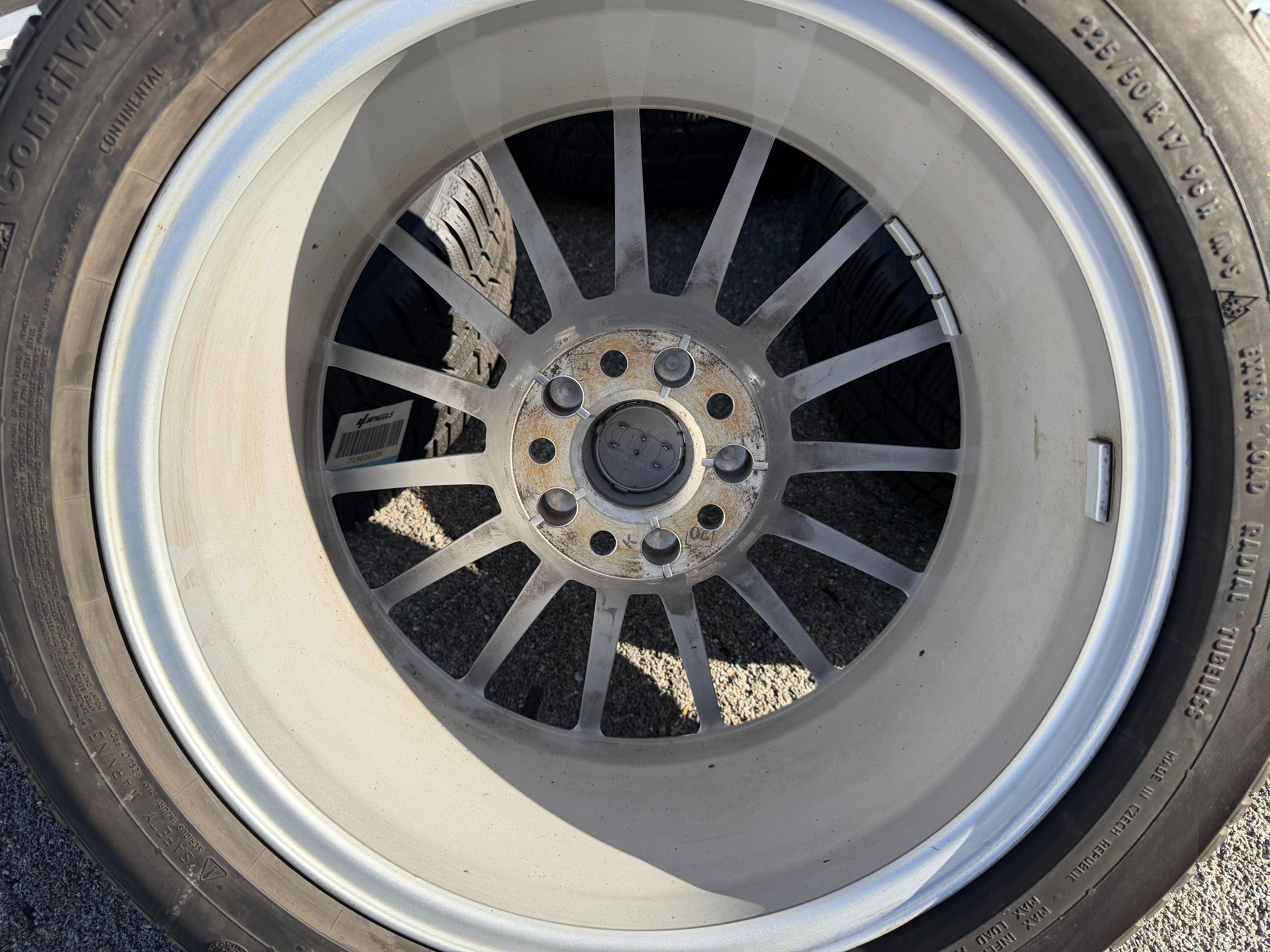 4 ORIGINAL 17" ALU WINTERRÄDER AUDI A5 F5 8W 225/50R17 98H 8W0601025AE CONTINENTAL