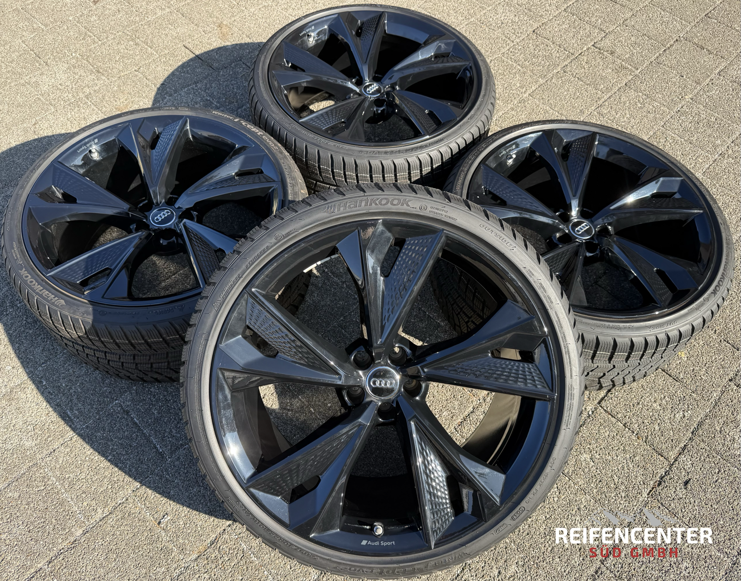 4 originele 22" aluminium winterwielen Audi RS6 4K RS7 4K0601025BC 285/30R22 101W HANKOOK