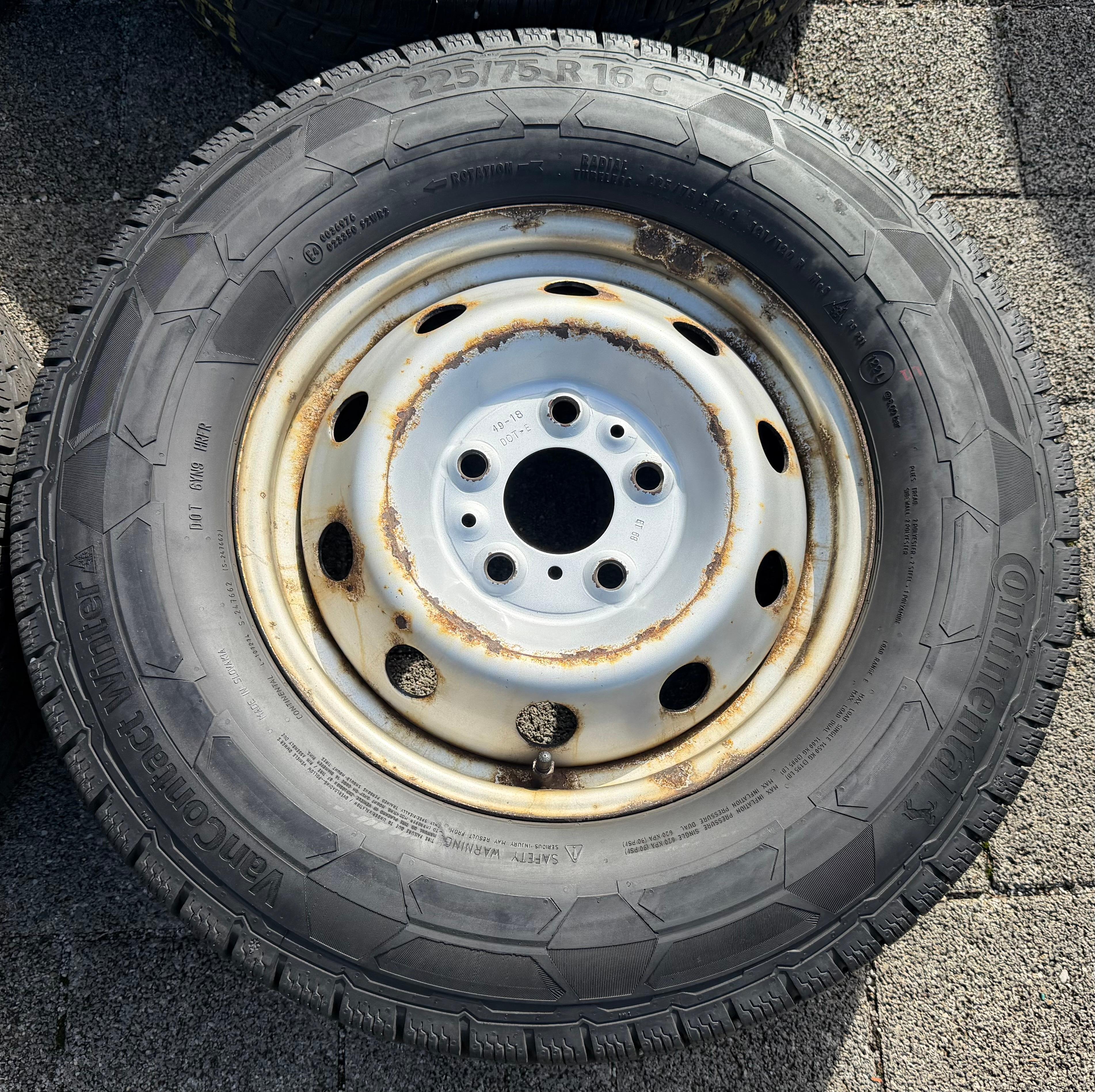 4 WInterräder Peugeot Boxer Fiat Ducato Maxi Citroen Jumper 225/75R16CP 121/120R