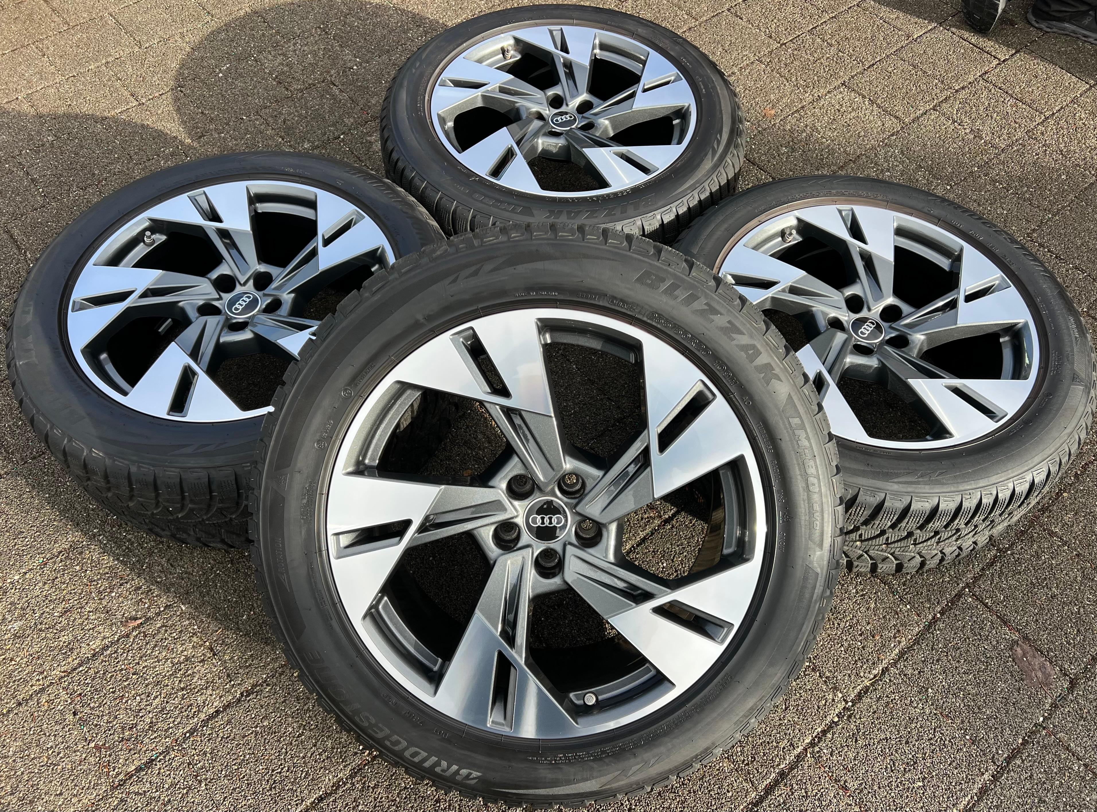 4 ORIGINAL 20" ALU WINTERRÄDER AUDI E-TRON Q8 ETRON 4KE601025T 255/50R20 109V