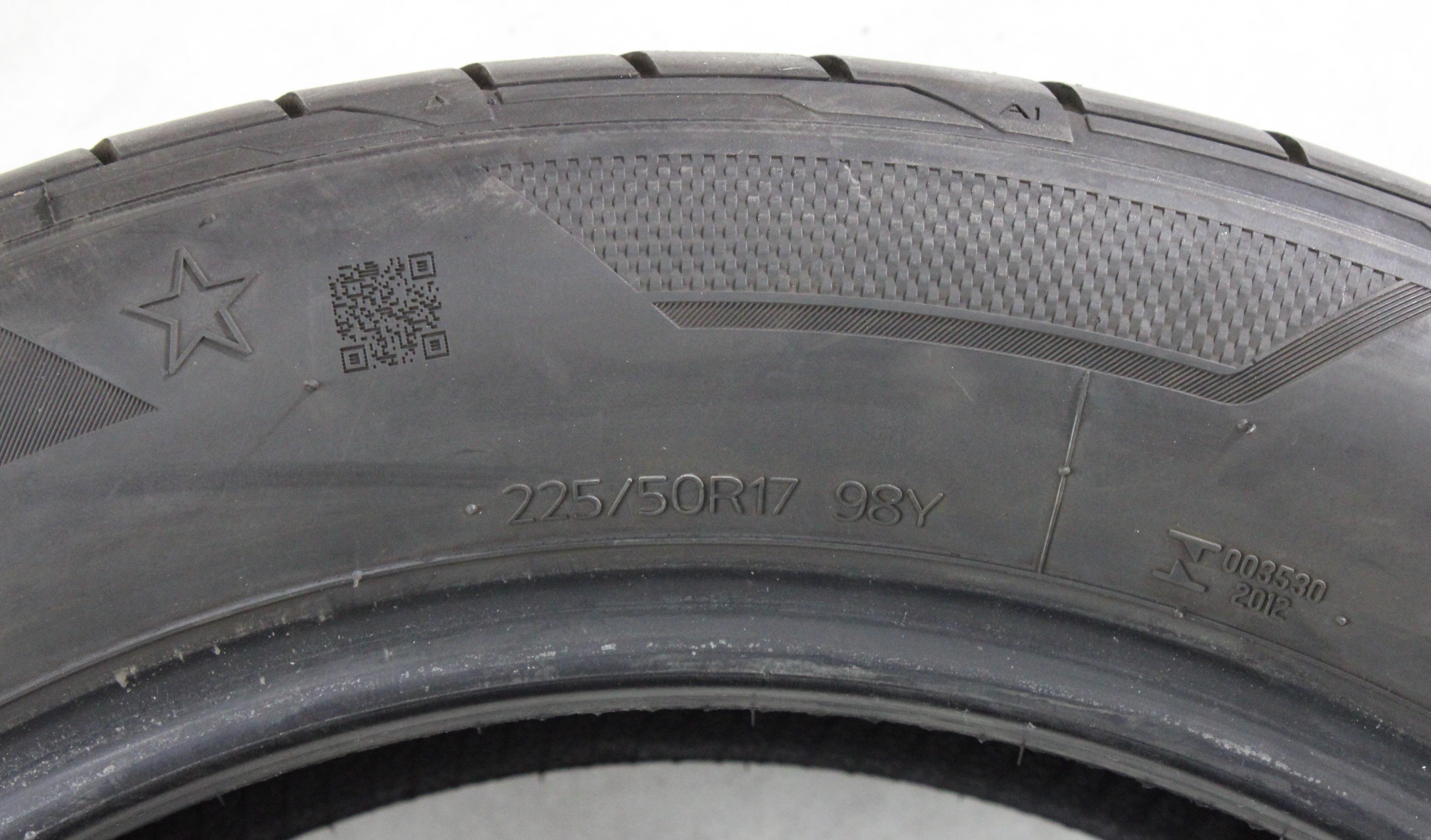 1 x 225/50R17 98Y Sommerreifen Hankook Ventus S1 Evo 3 * 6mm 2021 XL