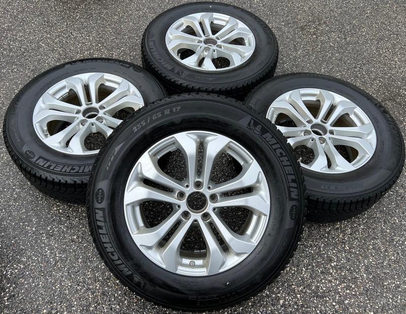 4 ORIGINELE ALUMINIUM WINTERWIELEN MERCEDES GLC-LKASSE X 253 RDKS 235/65R17 104H 2017