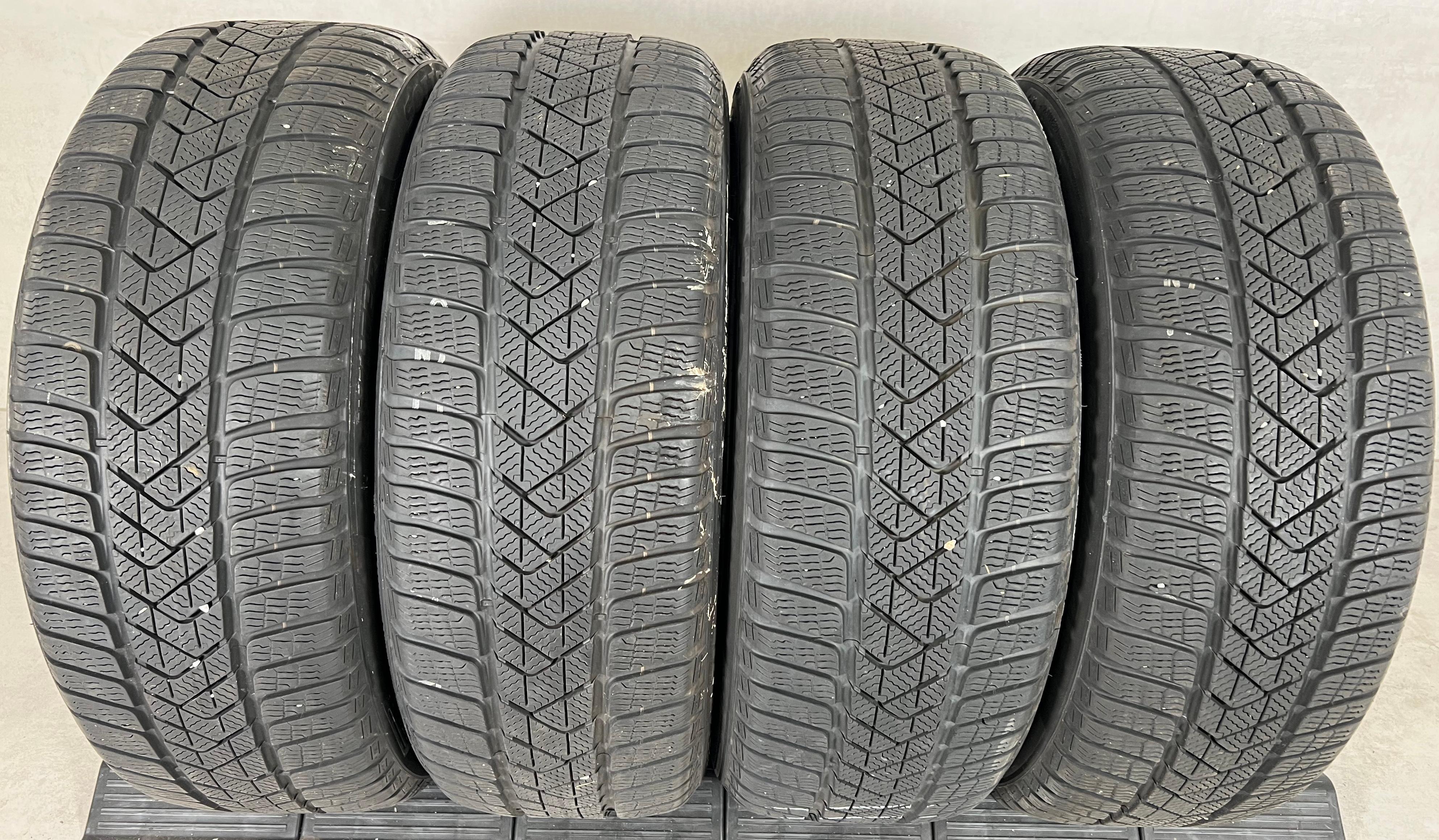4 x 225/45R19 96V Winterreifen Pirelli Sottozero 3 Runflat 2x 6,5mm und 2x 5,5-6mm 2019 *
