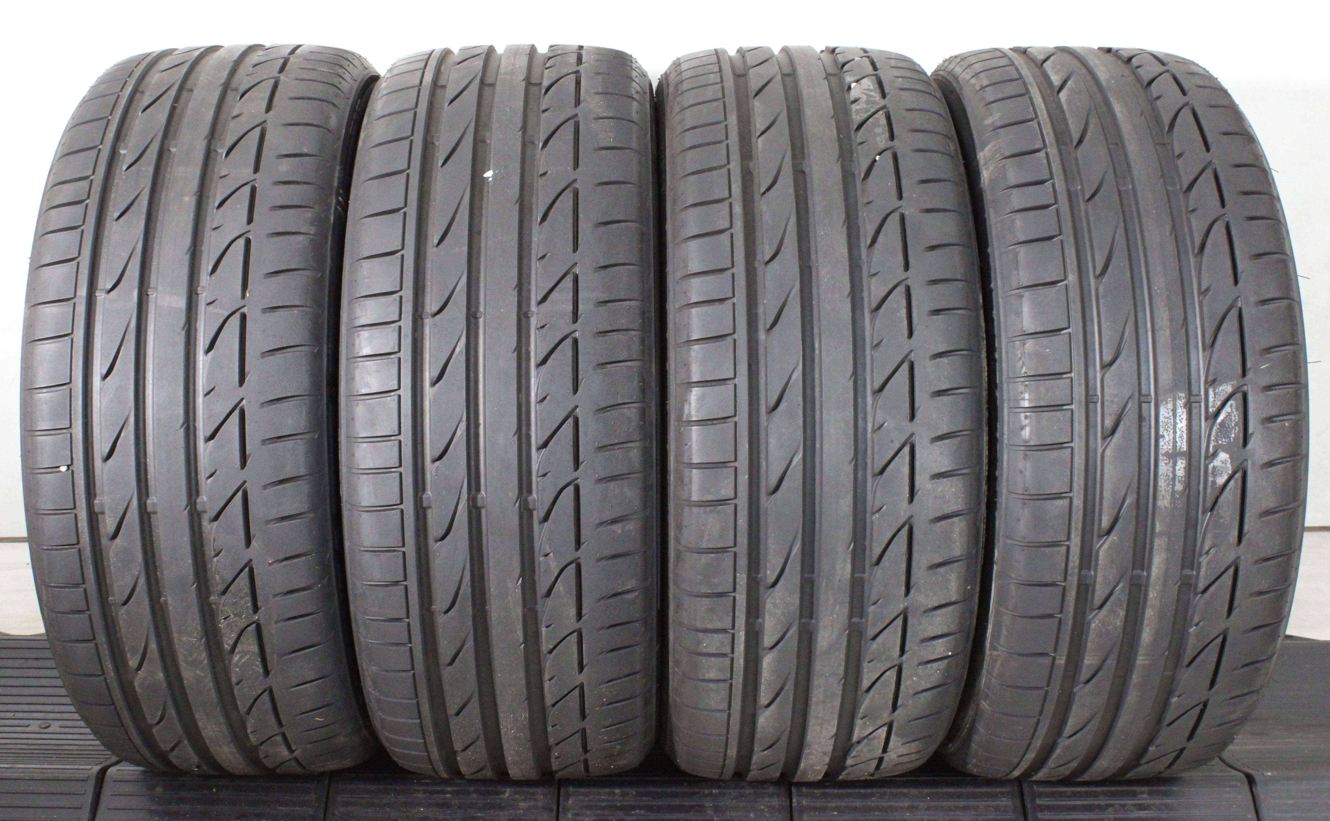 4 x 225/40R18 92Y zomerbanden Bridgestone Potenza S001 Runflat 2x 7,5-8mm en 2x 7-7,5mm 2018