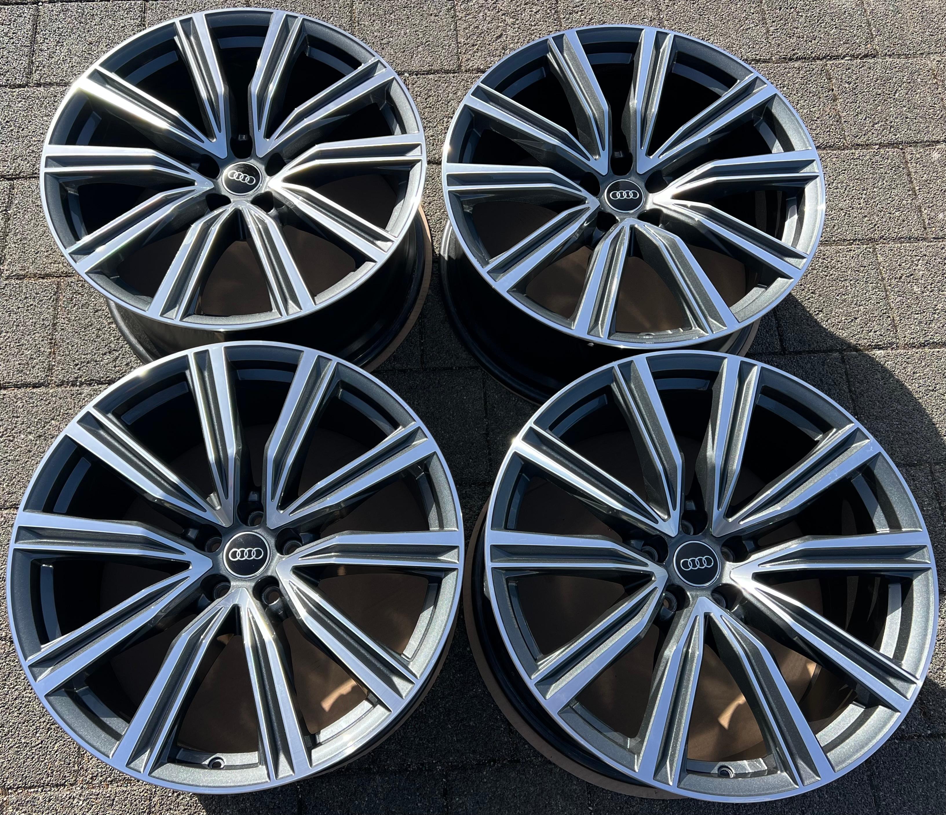 4 ORIGINAL 21" ALUFELGEN AUDI Q8 SQ8 4M8601025G 10x21 ET20 FREIHAUS